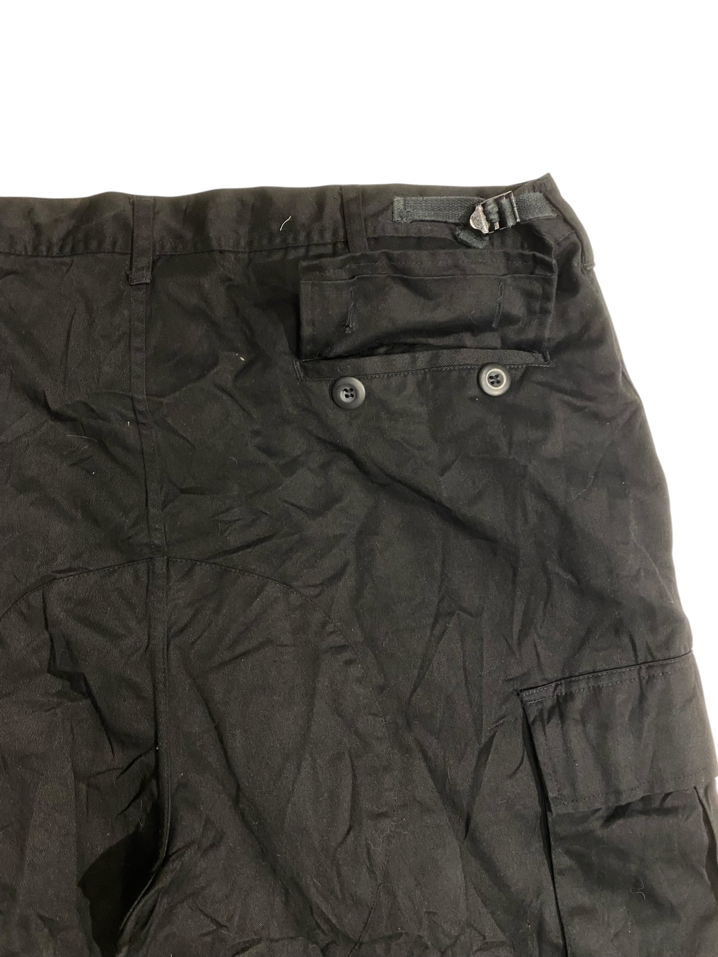 Black baggy cargo pants