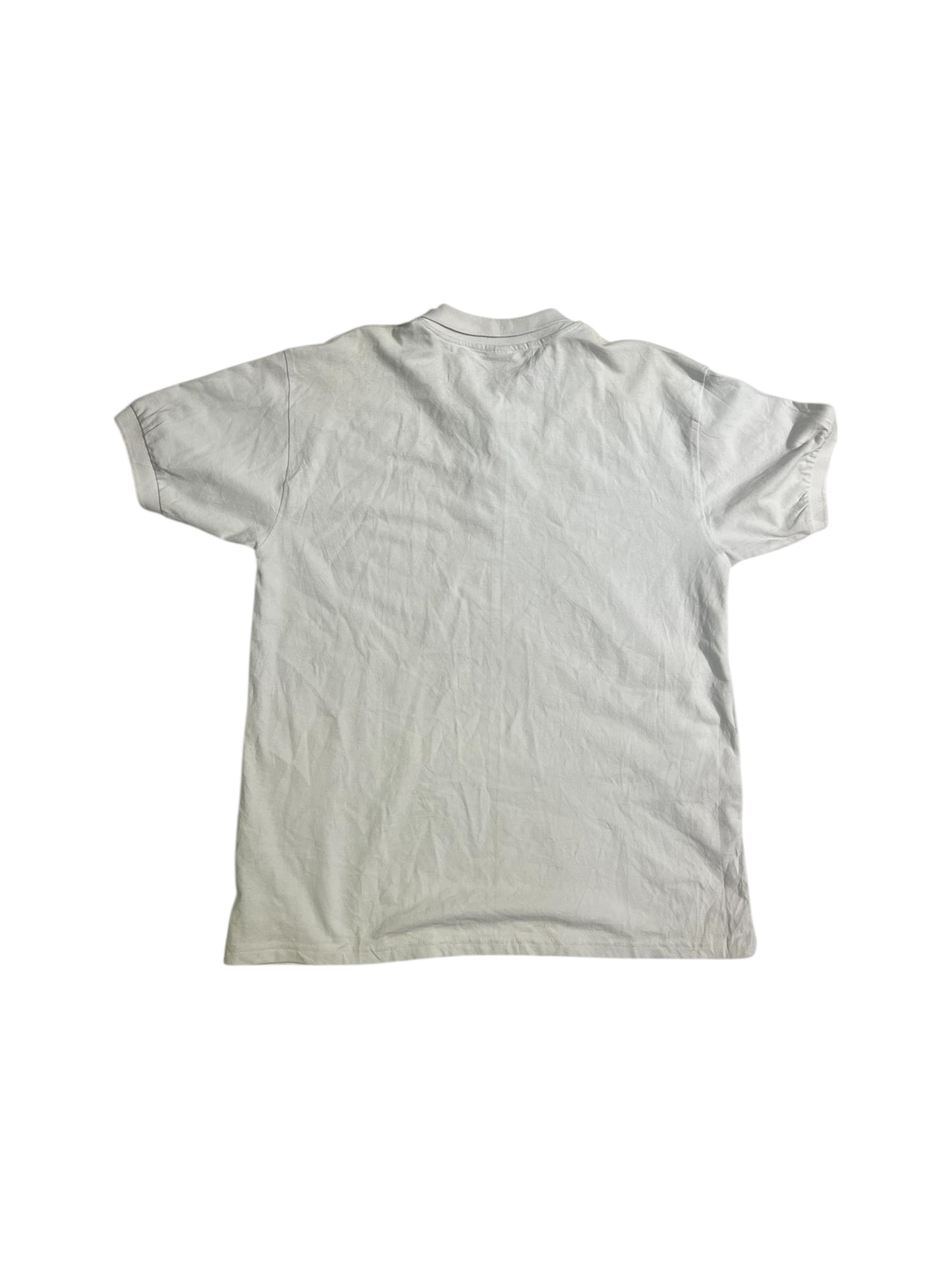 Lacoste white polo tee
