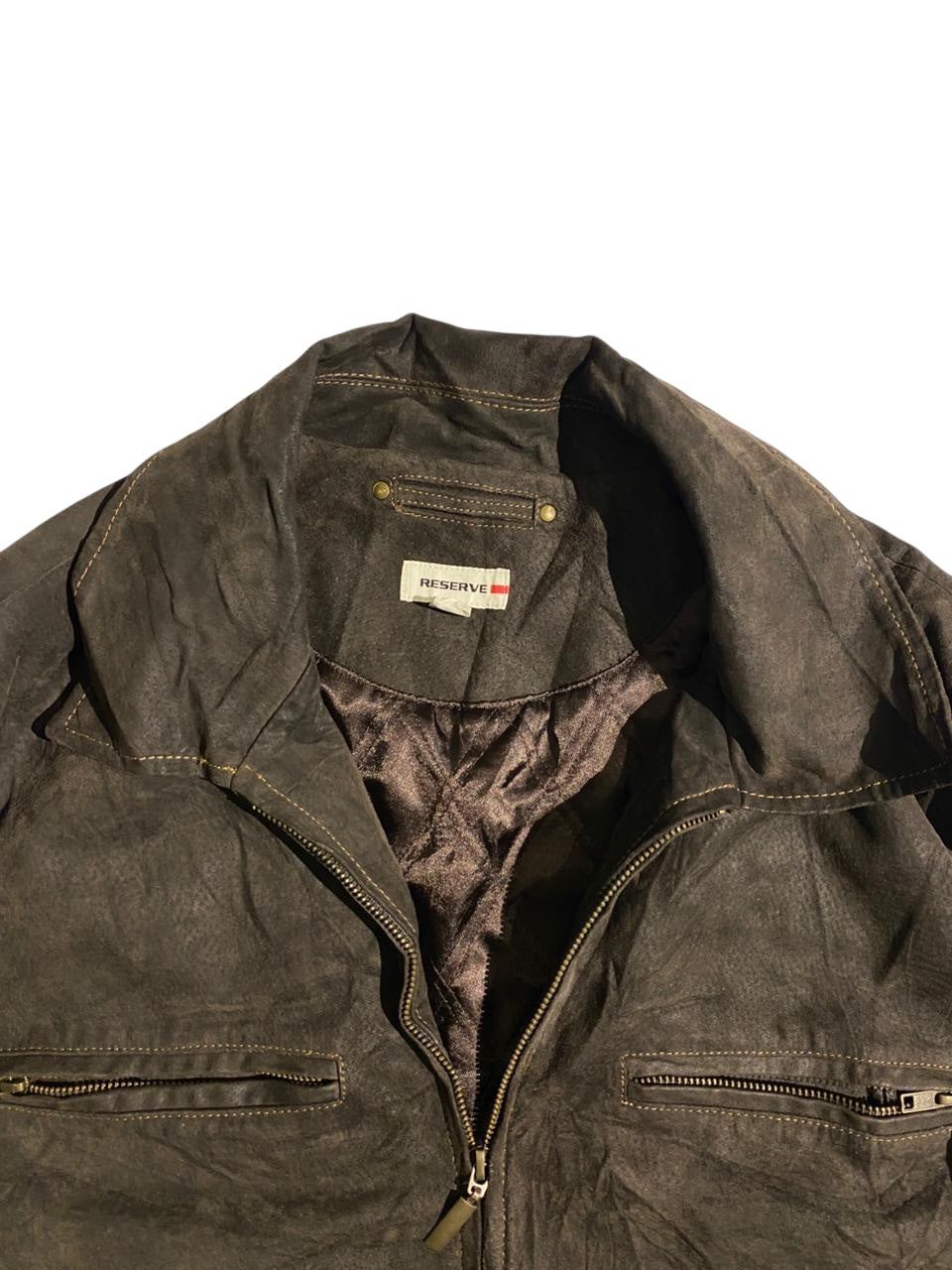 Reserve heavy leather jacket