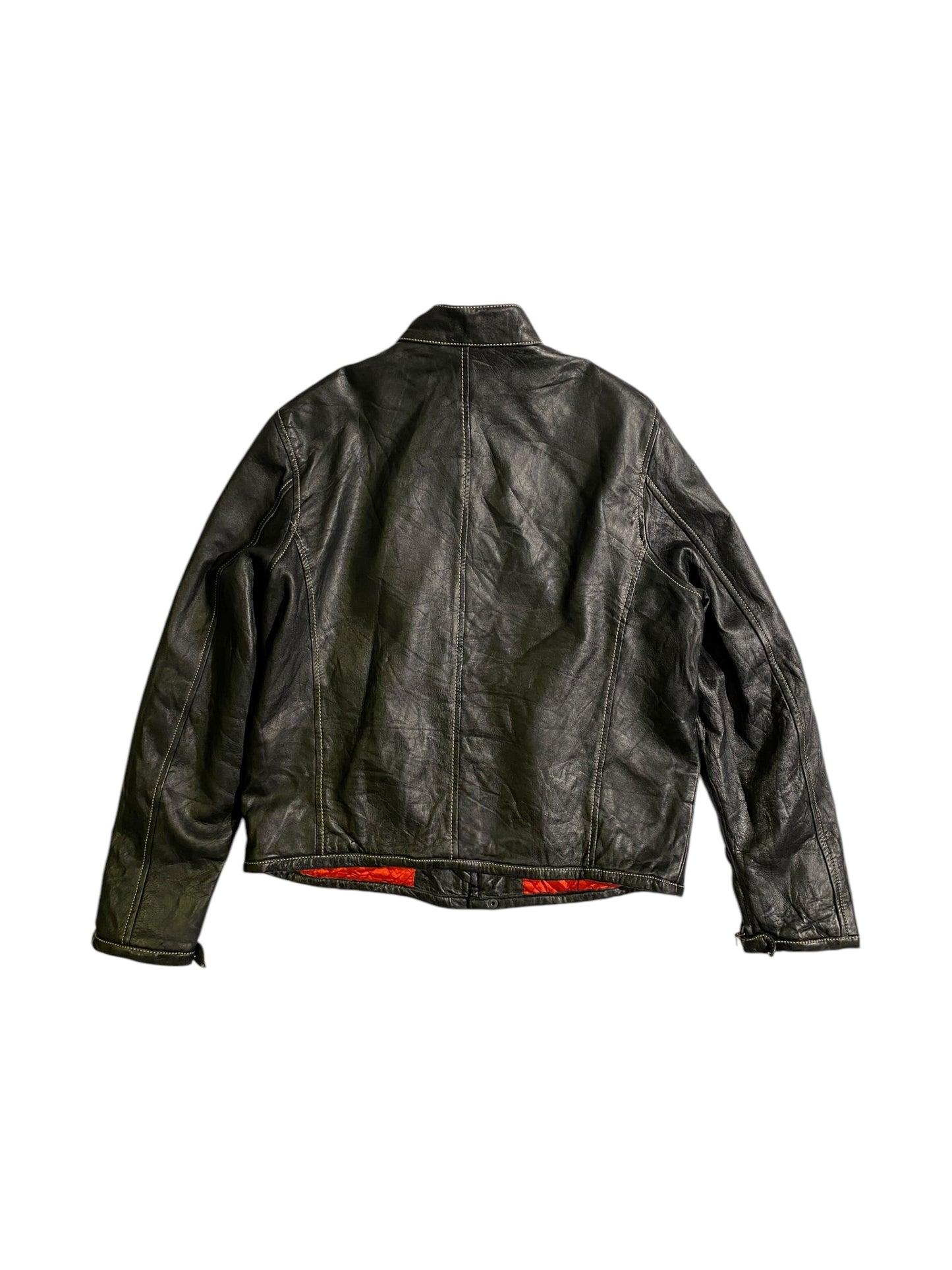 Aviatrix racing leather jacket
