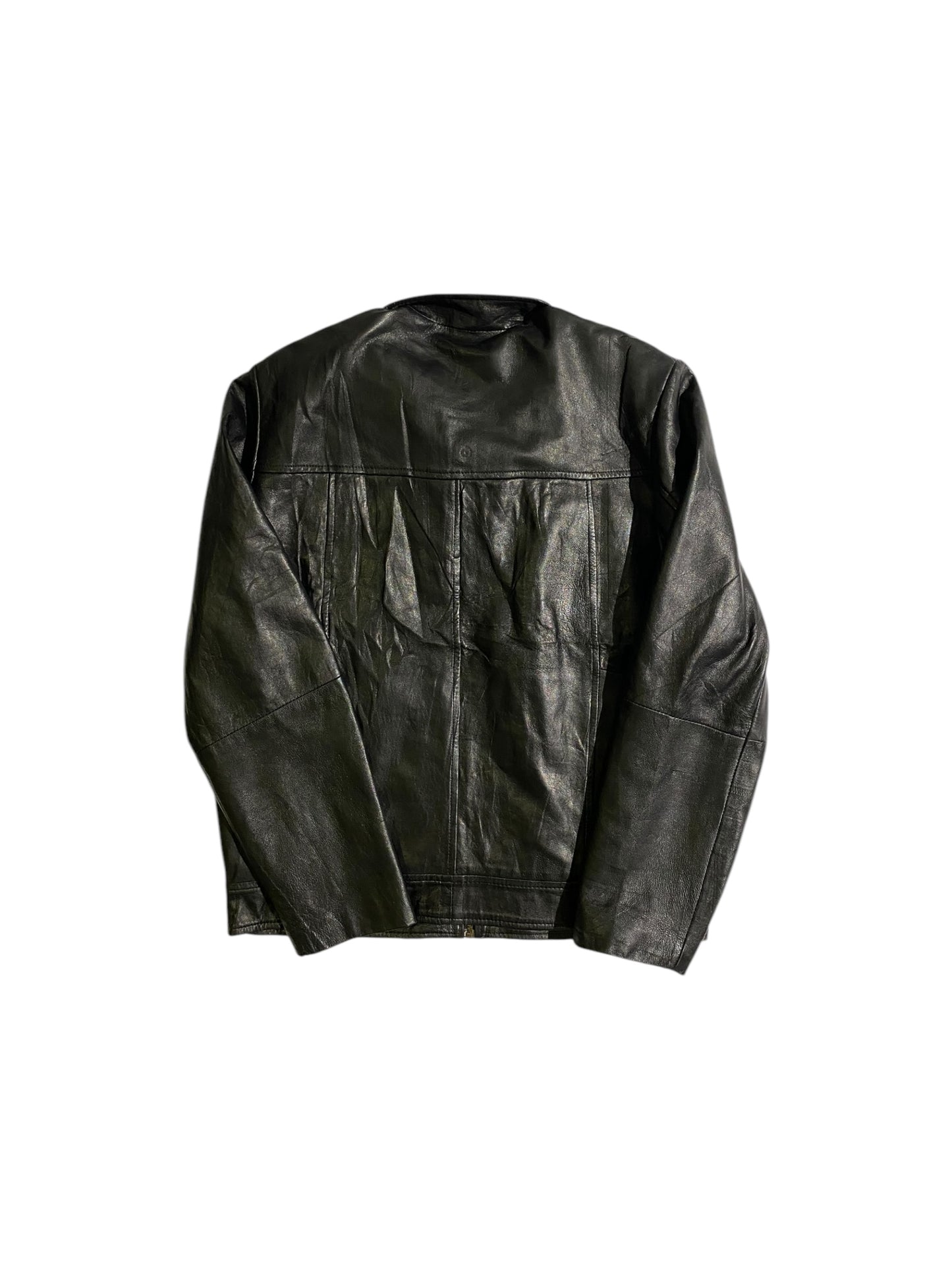David Moore vntg leather jacket
