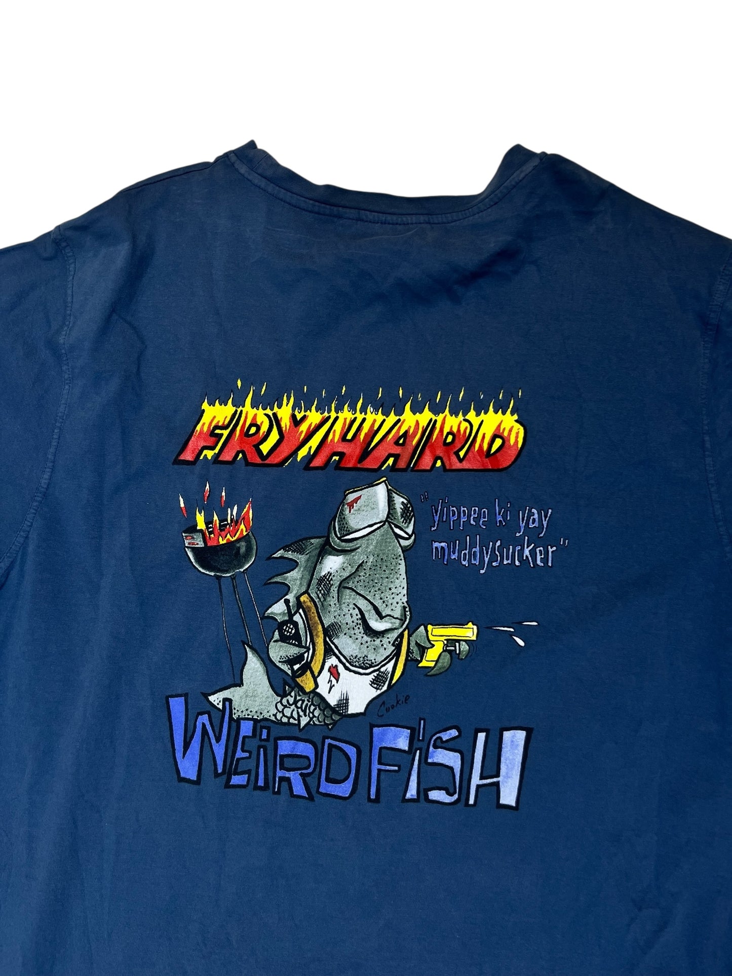 Weird fish fryhard graphic tee