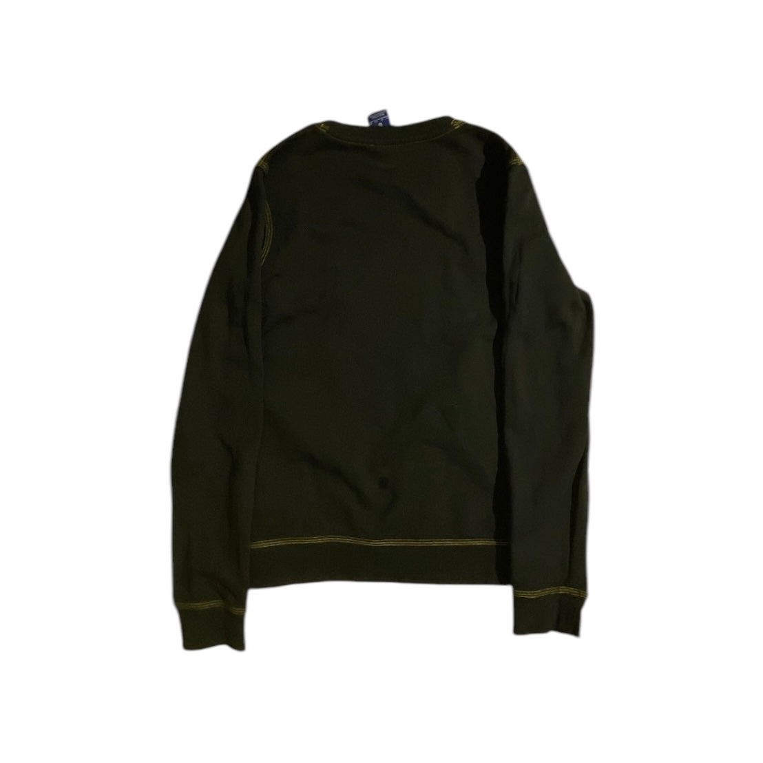 Nike black crewneck with yellow stitching