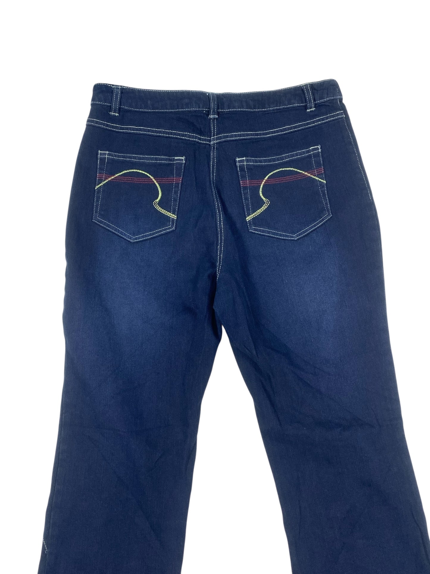 Blue motion bootcut vintage denim jeans