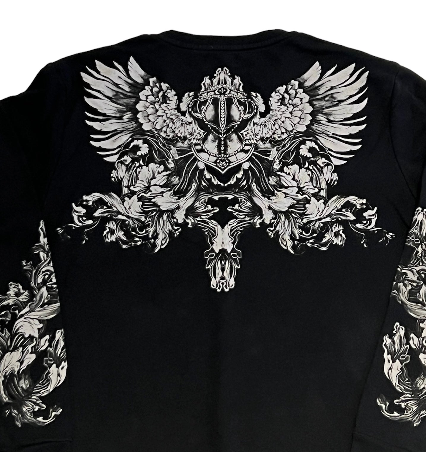 Zara skull graphic y2k crewneck