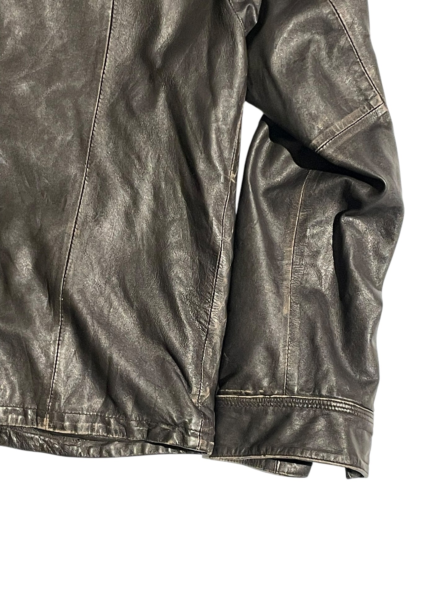 Superdry vintage leather jacket