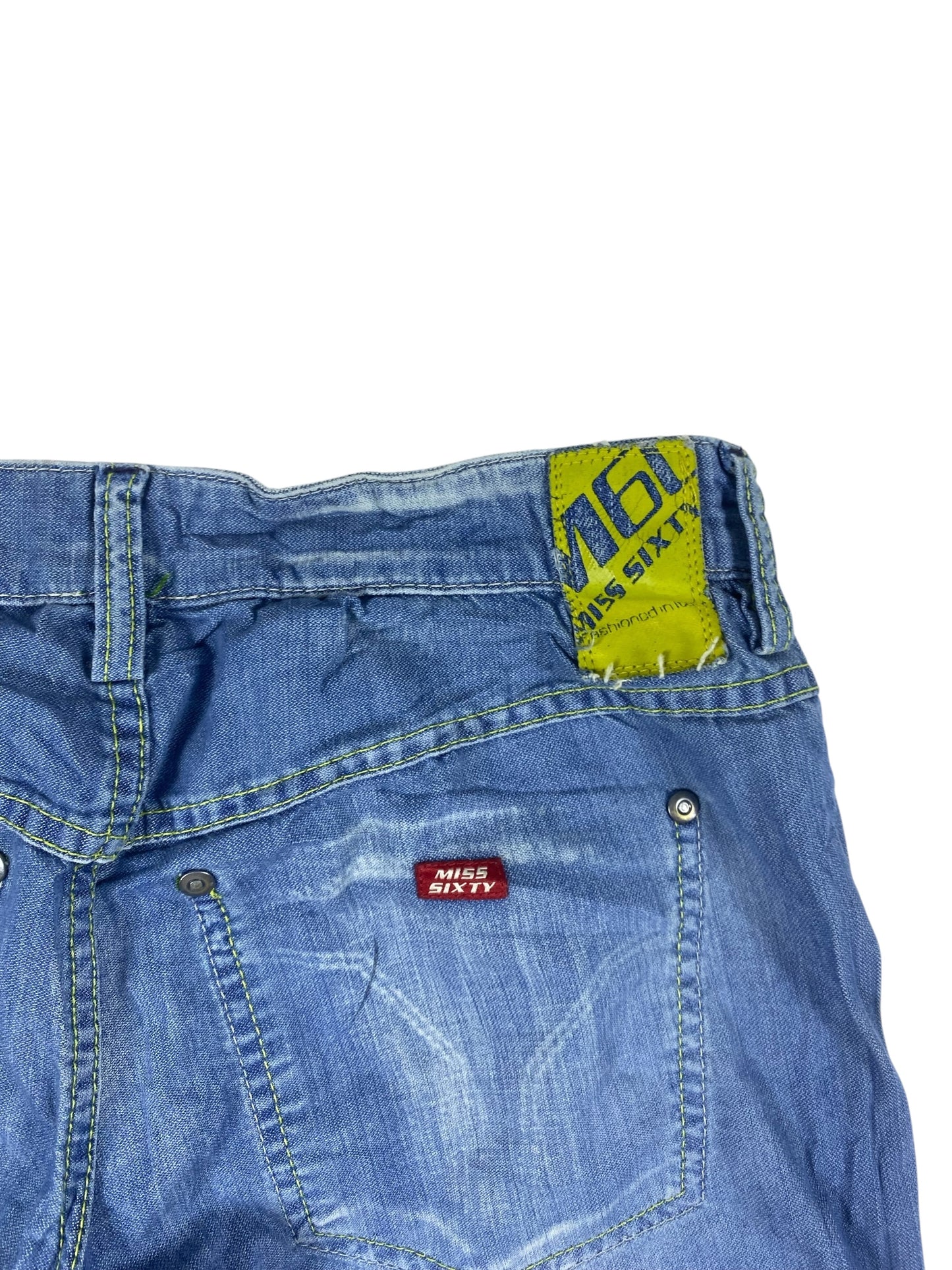 M60 vintage double face bootcut denim jeans