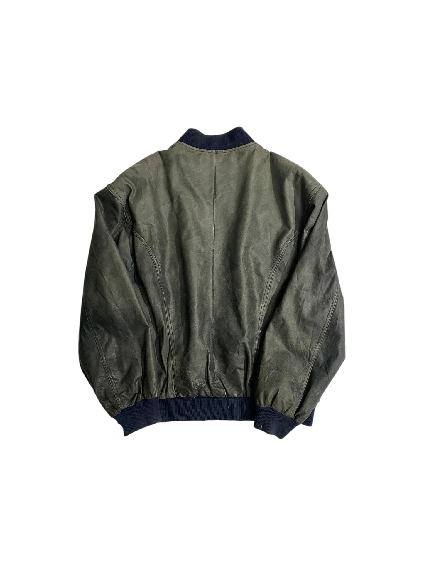 Viacortesa washed japanese leather jacket