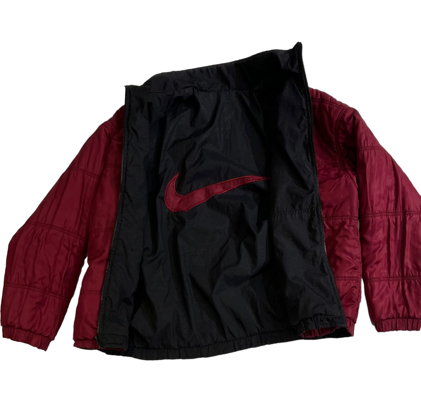 Nike reversible white tag bomber jacket