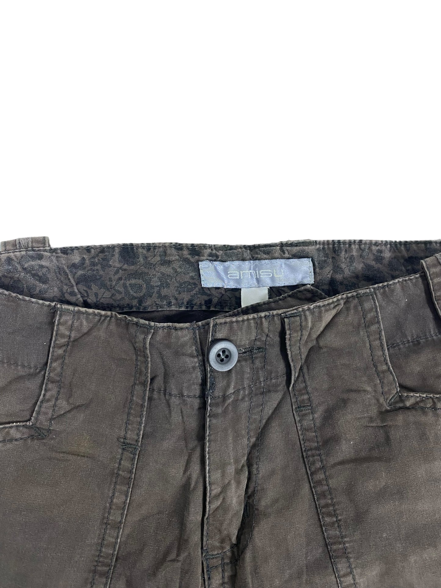 Amisu vintage brown cargo pants