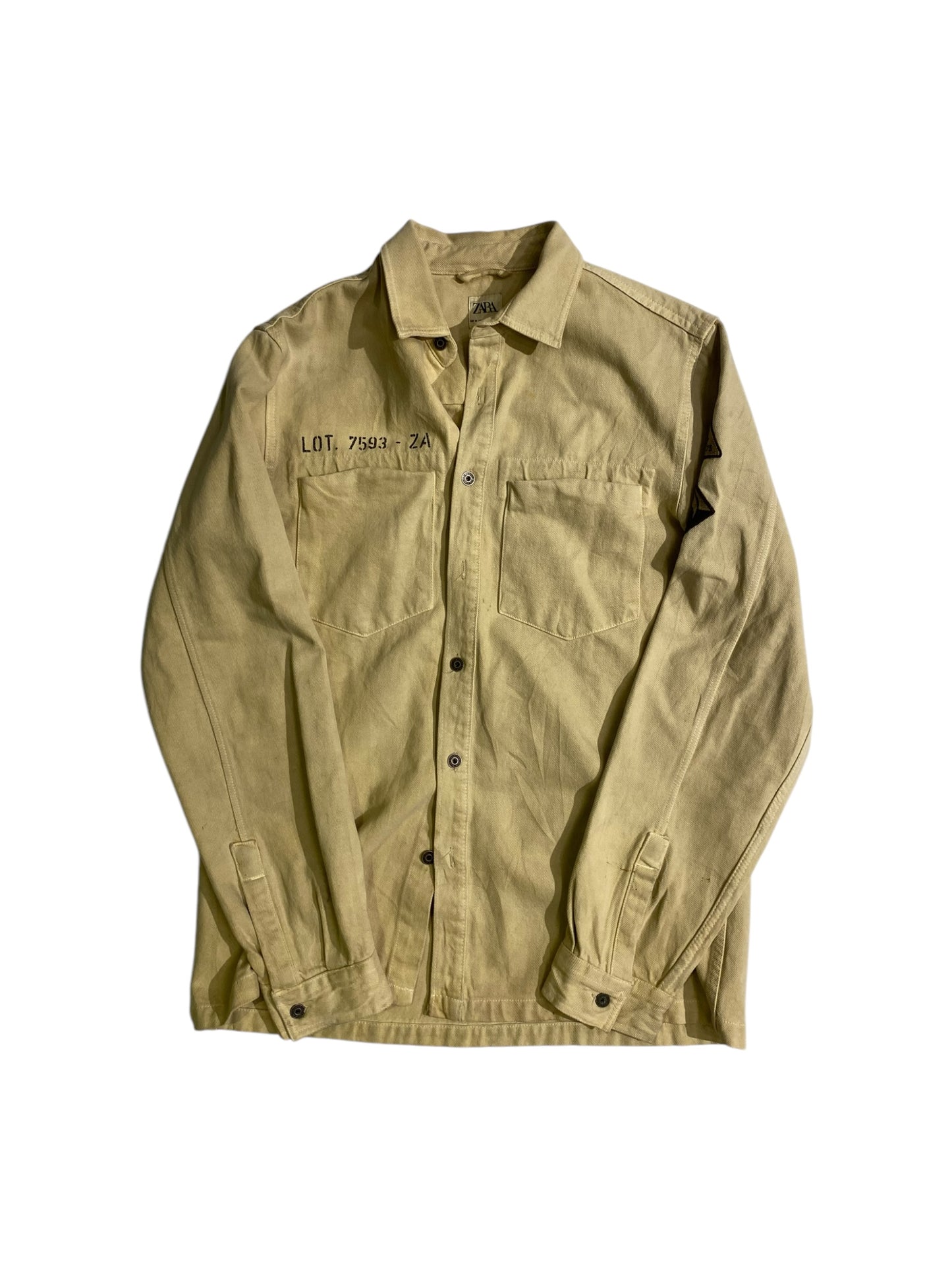 Zara patched denim jacket