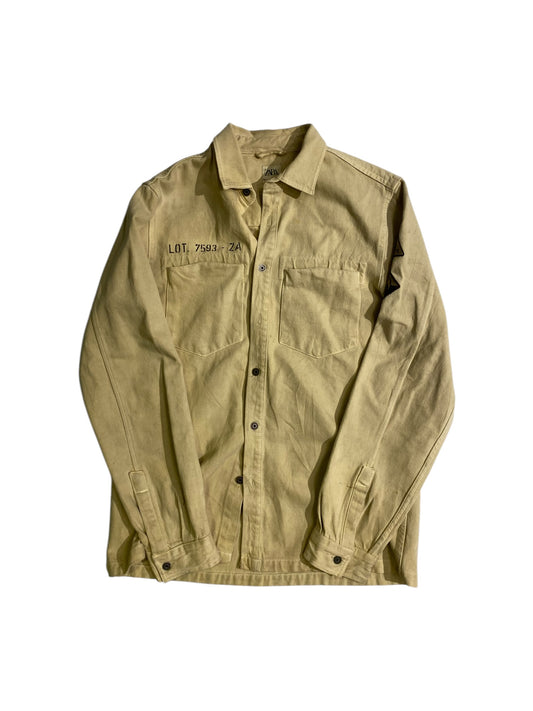Zara patched denim jacket