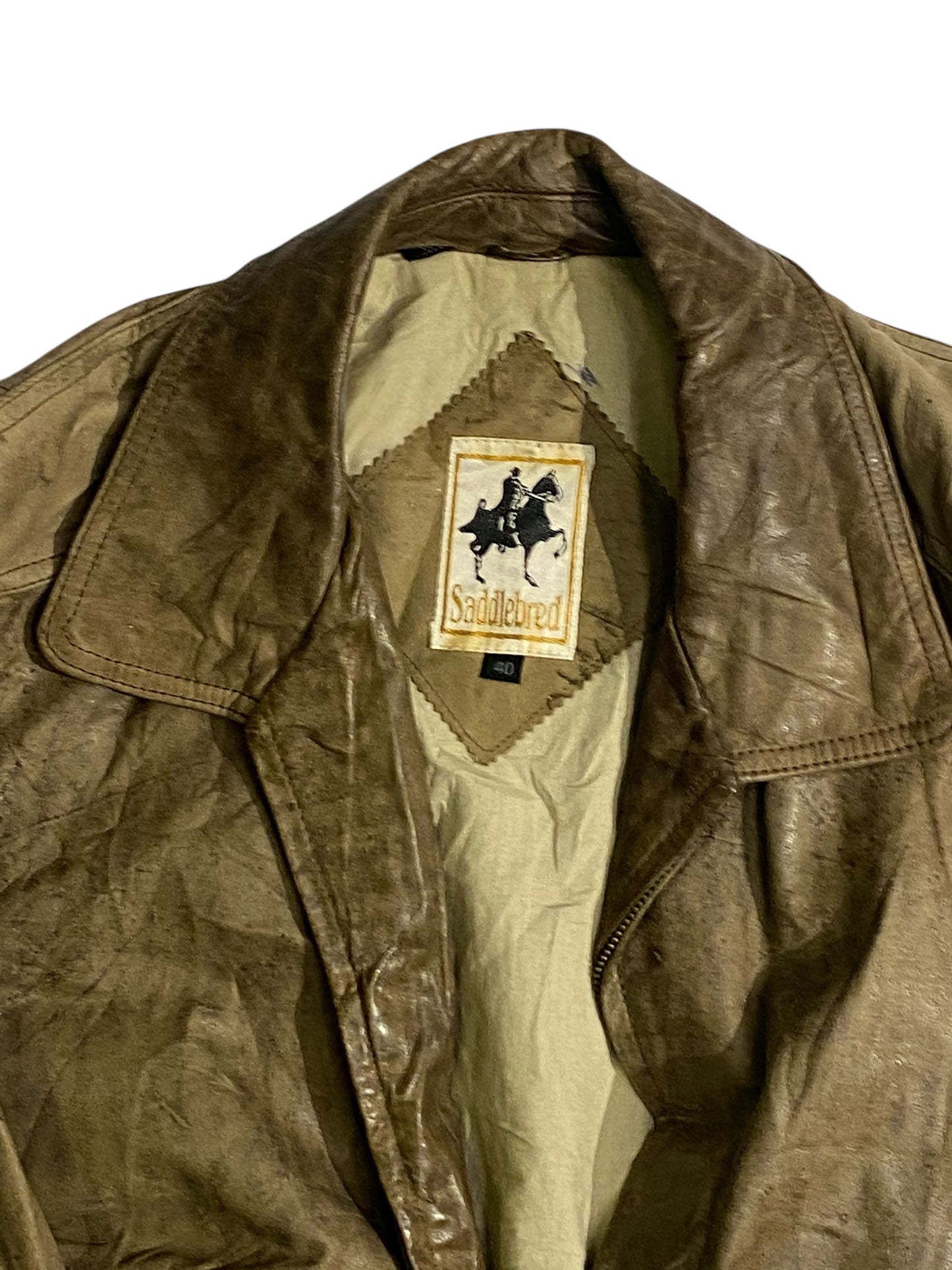 Saddlebred vintage leather jacket
