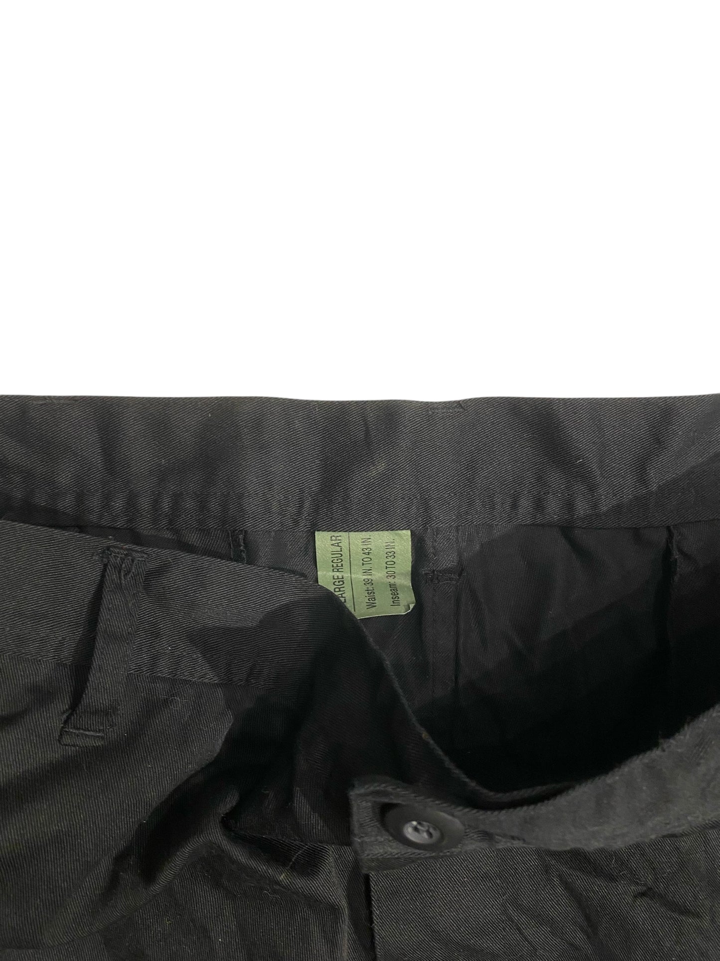 Black baggy cargo pants