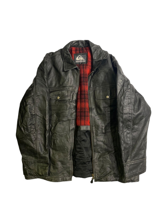 Quicksilver very heavy leather jacket