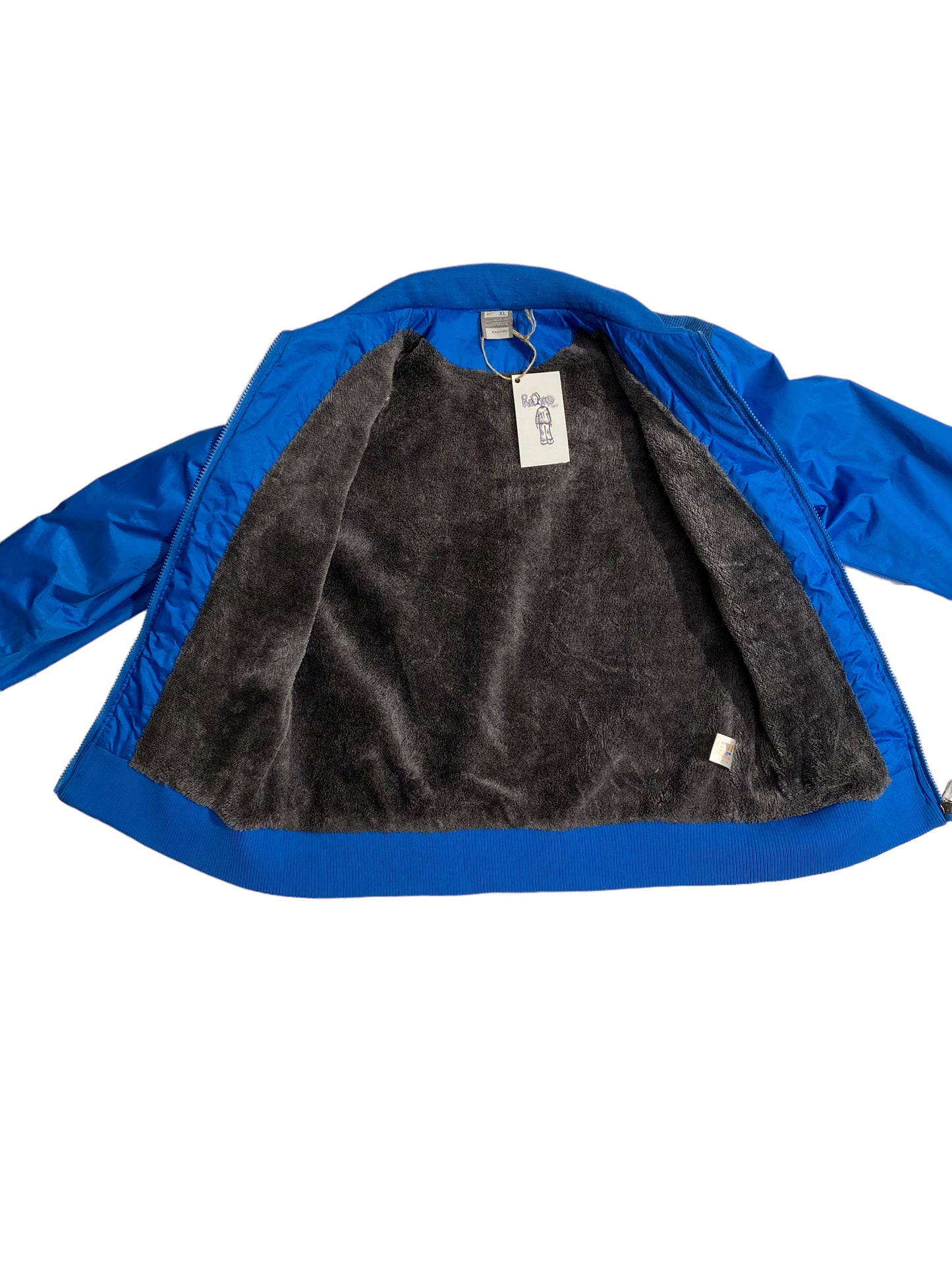 Nike blue fur lined jacket