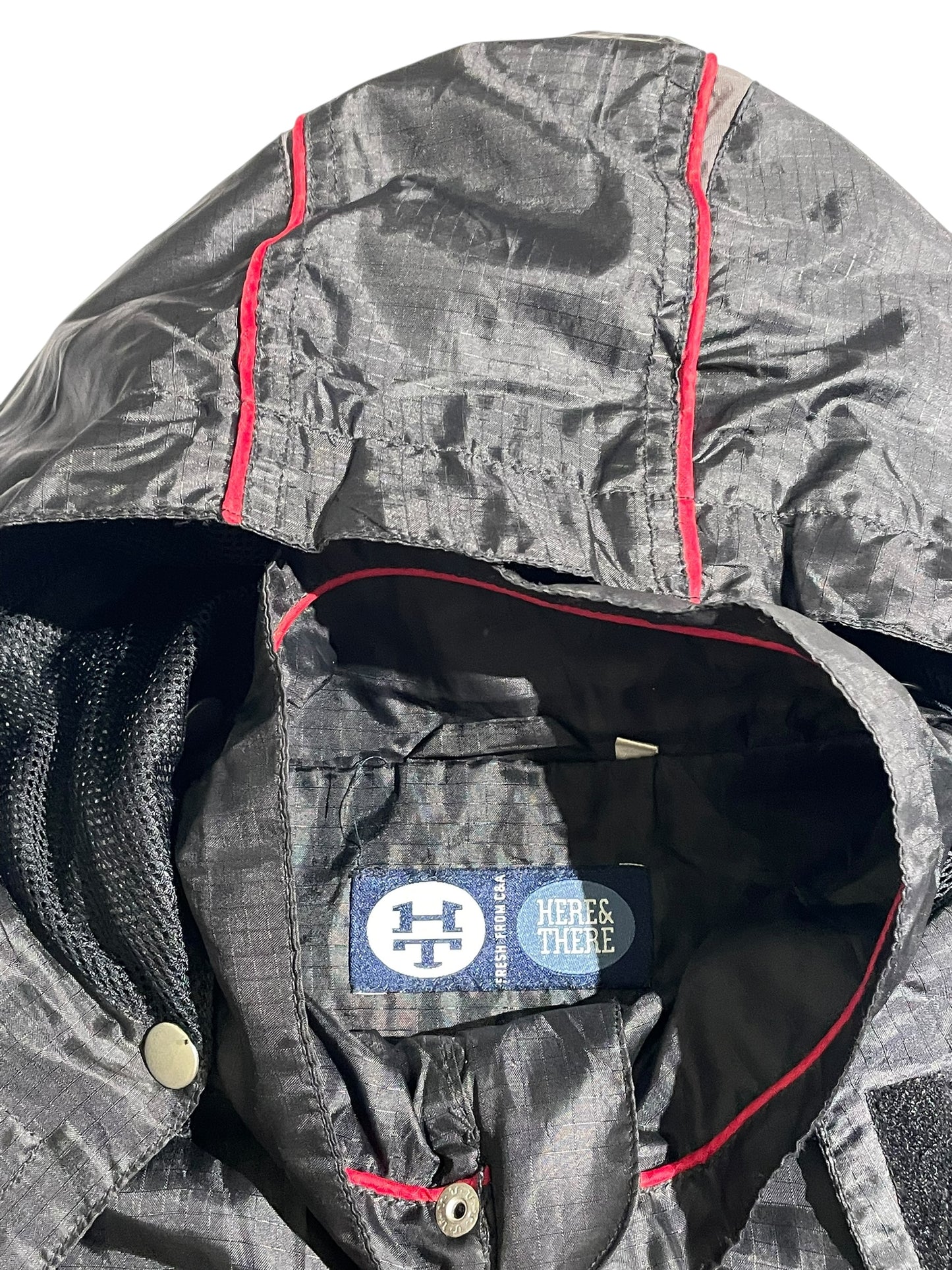 Here & there y2k embroidered windbreaker jacket