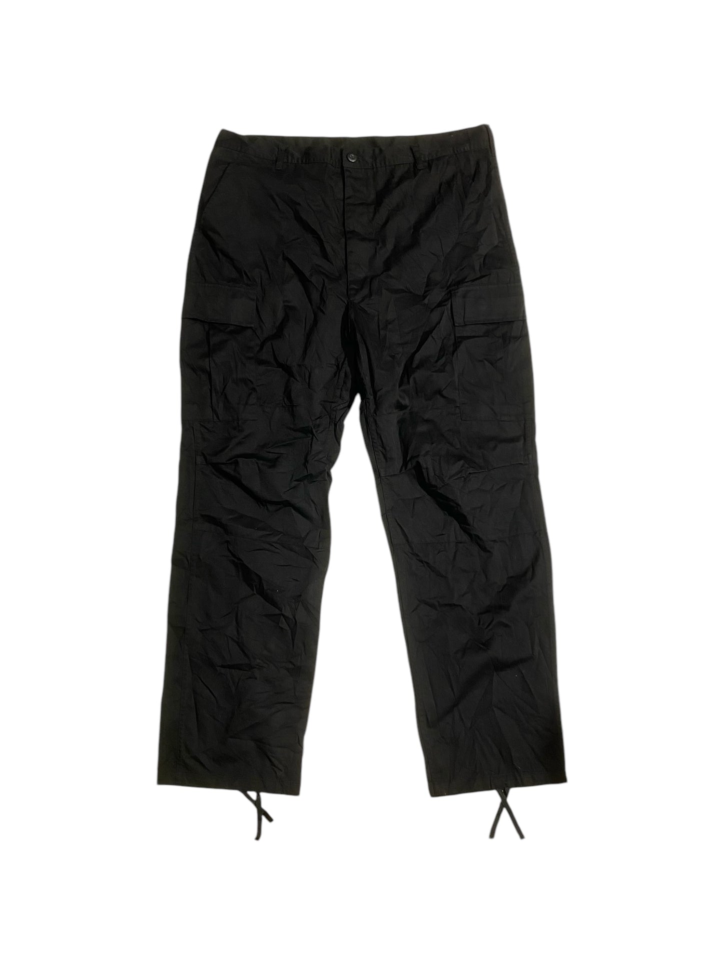 Black baggy cargo pants
