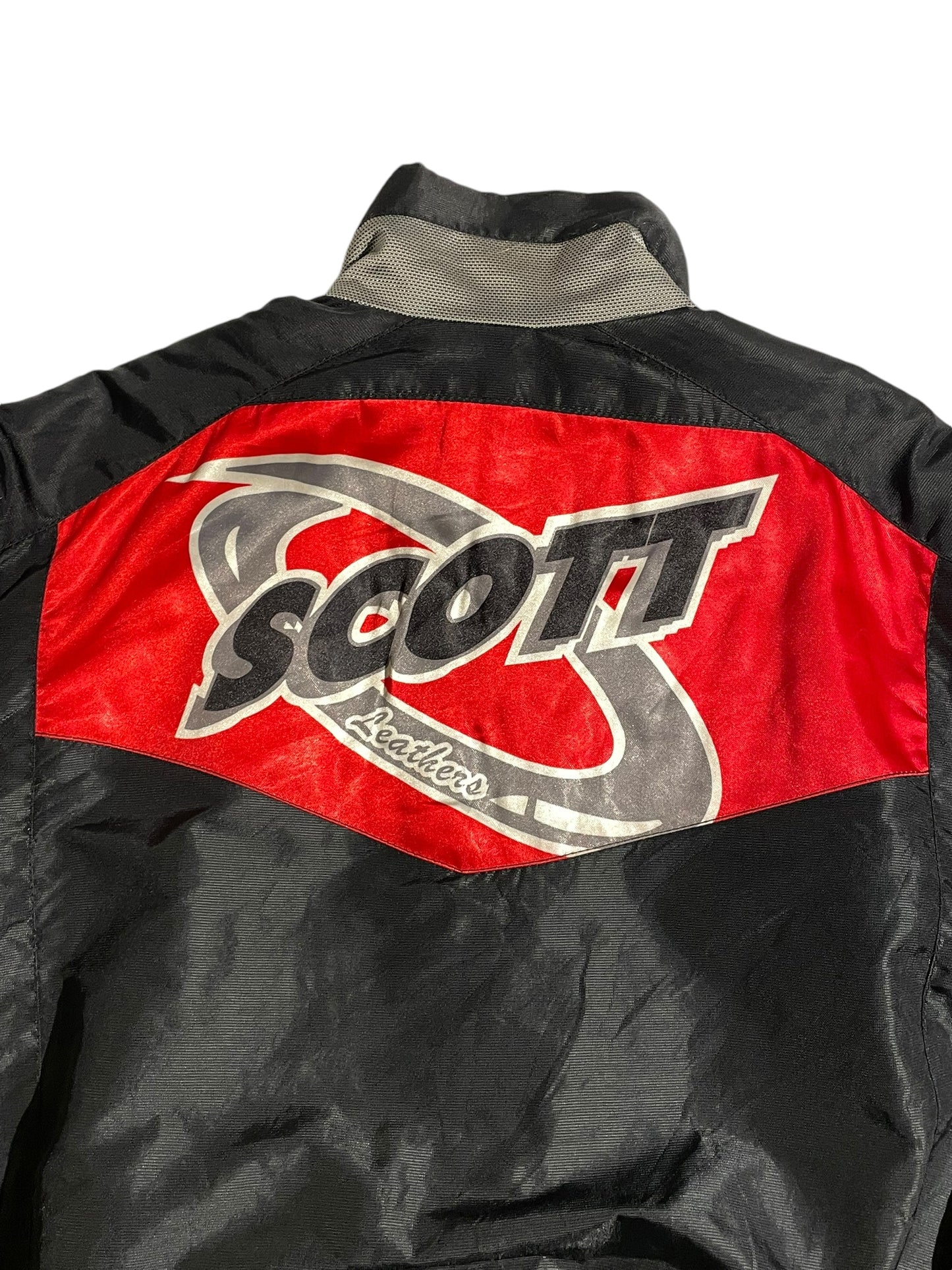 Scott leathers printed racer jacket