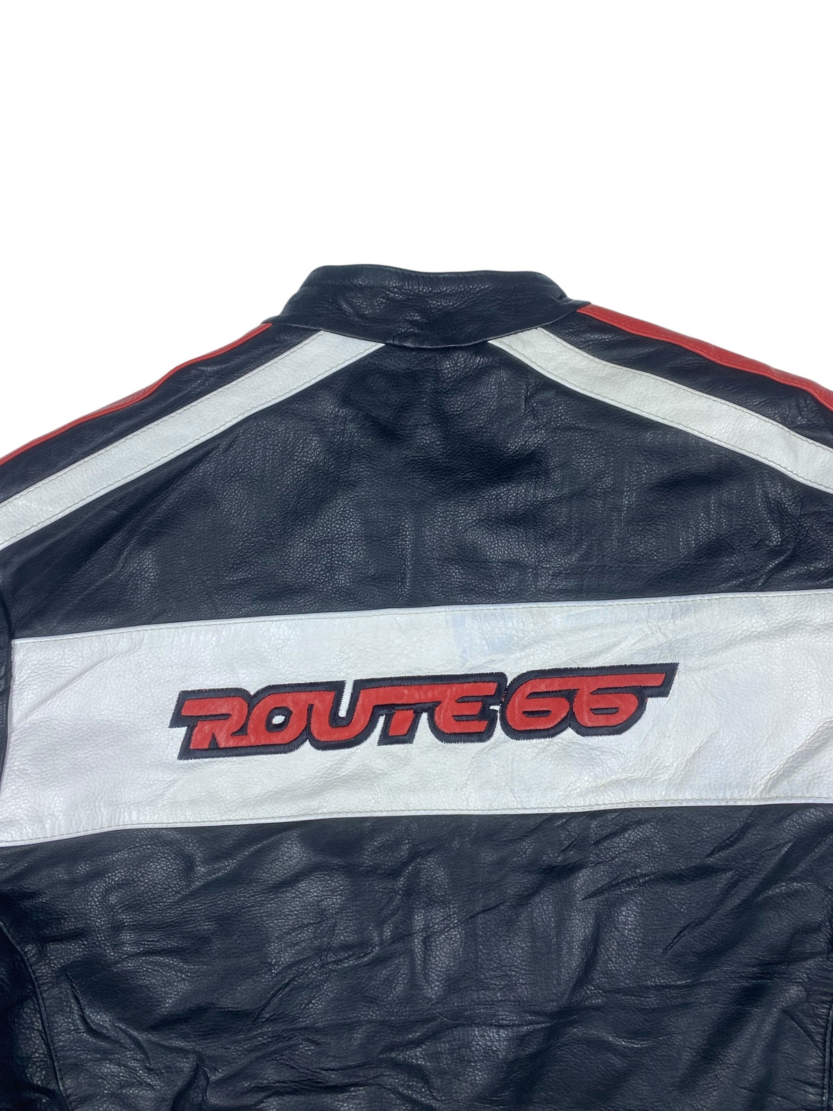 Route 66 leather racing jacket