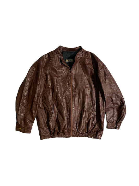 Antilope burgundy leather jacket
