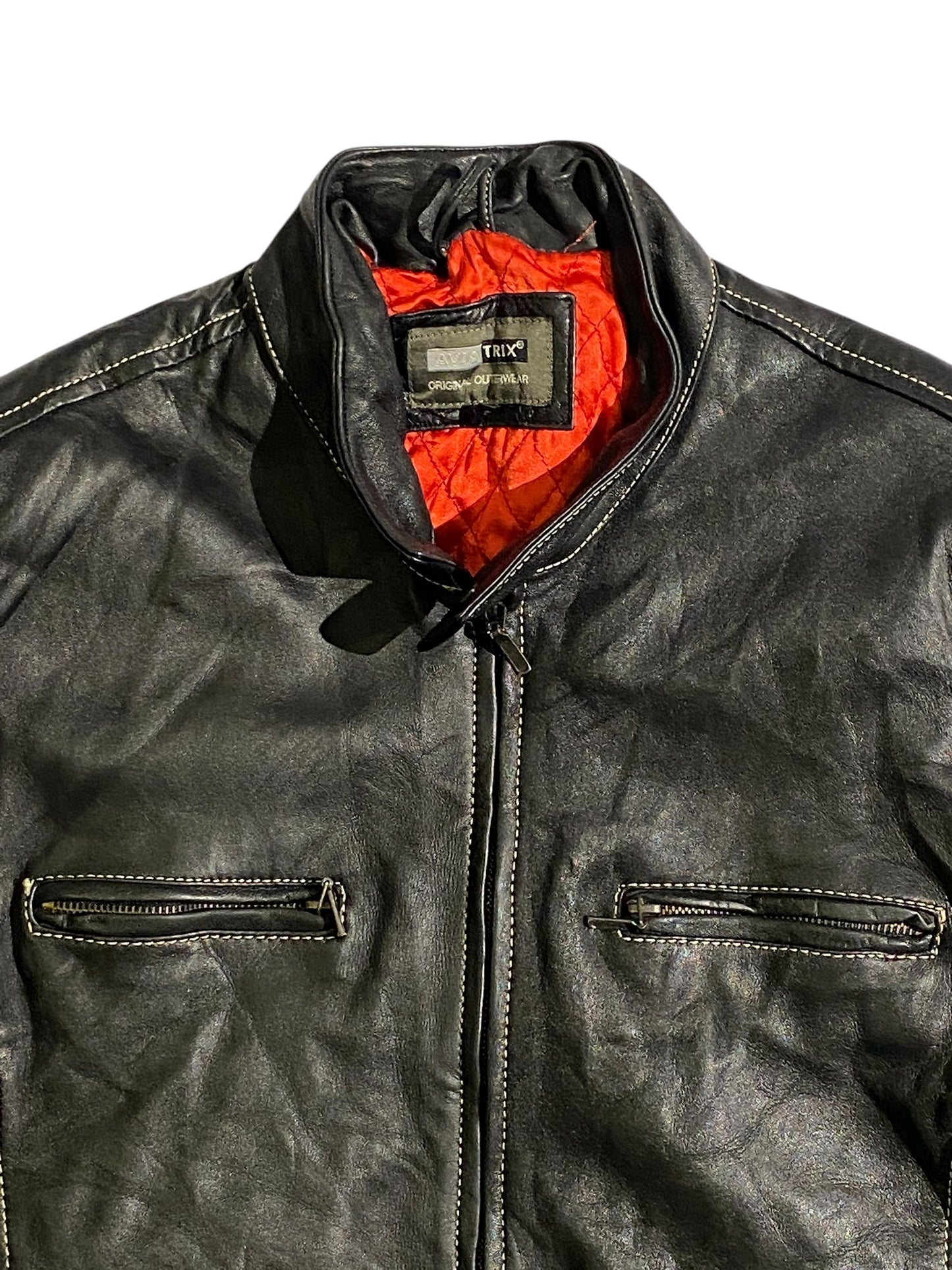 Aviatrix racing leather jacket