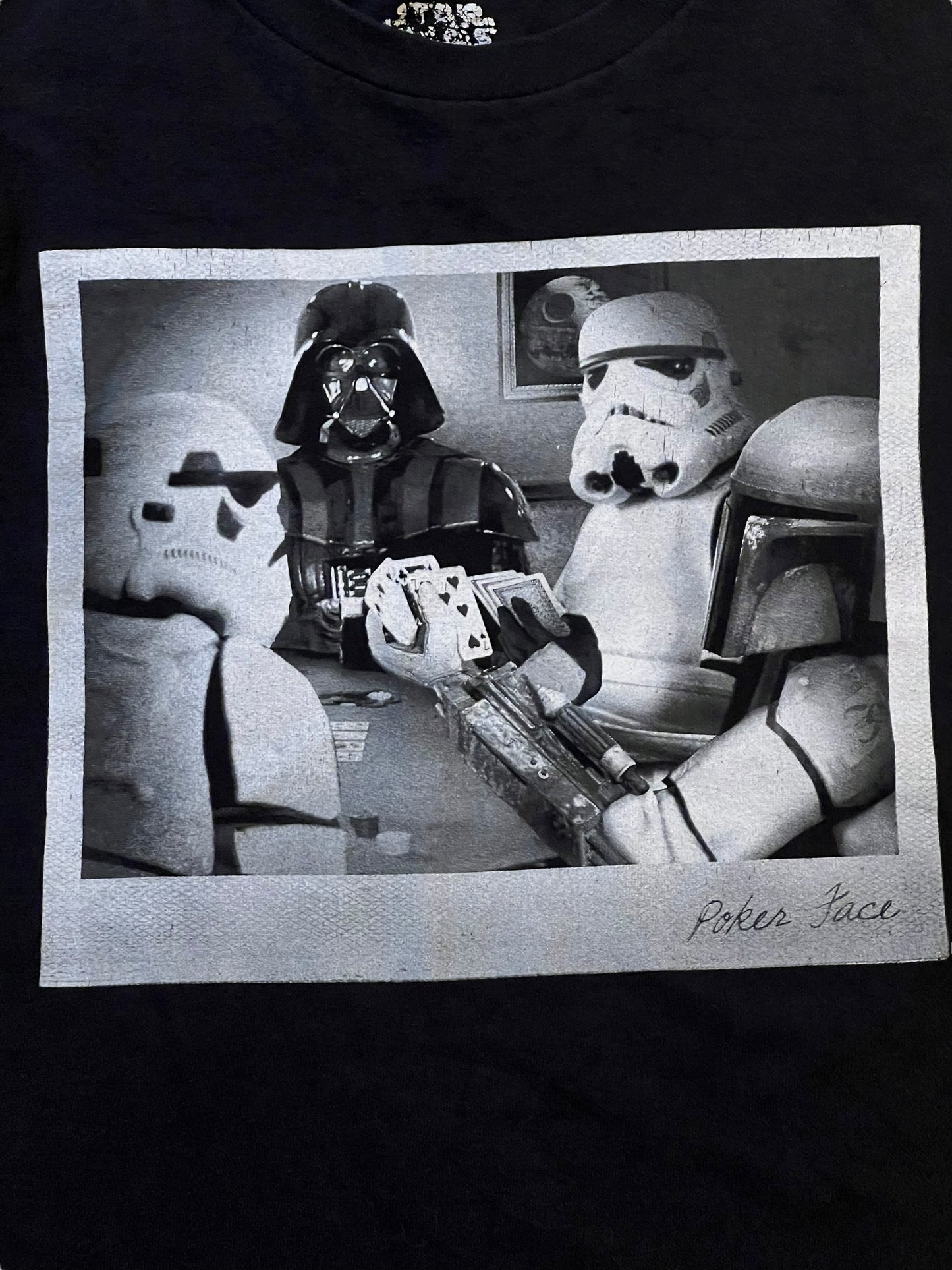 Star Wars poker face t-shirt