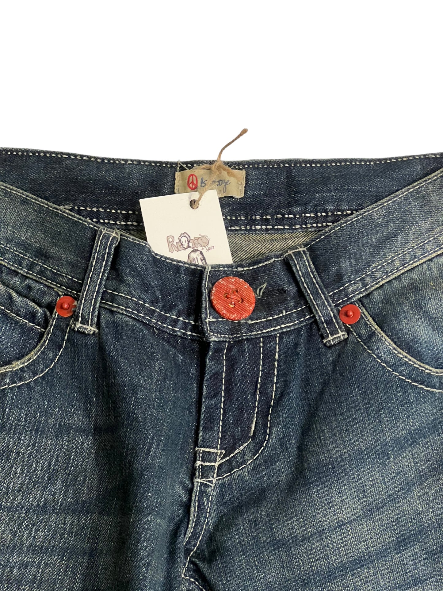 Vintage embroidered jeans