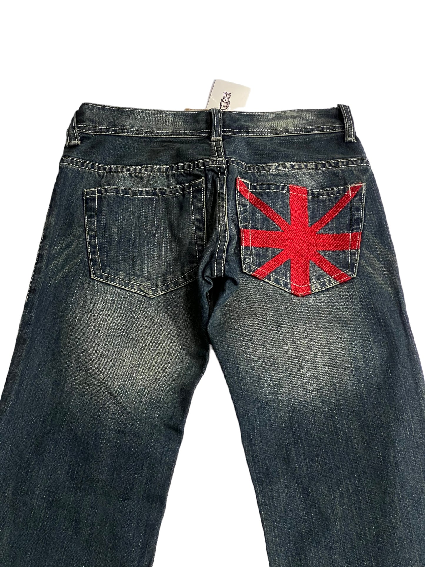 Vintage embroidered jeans