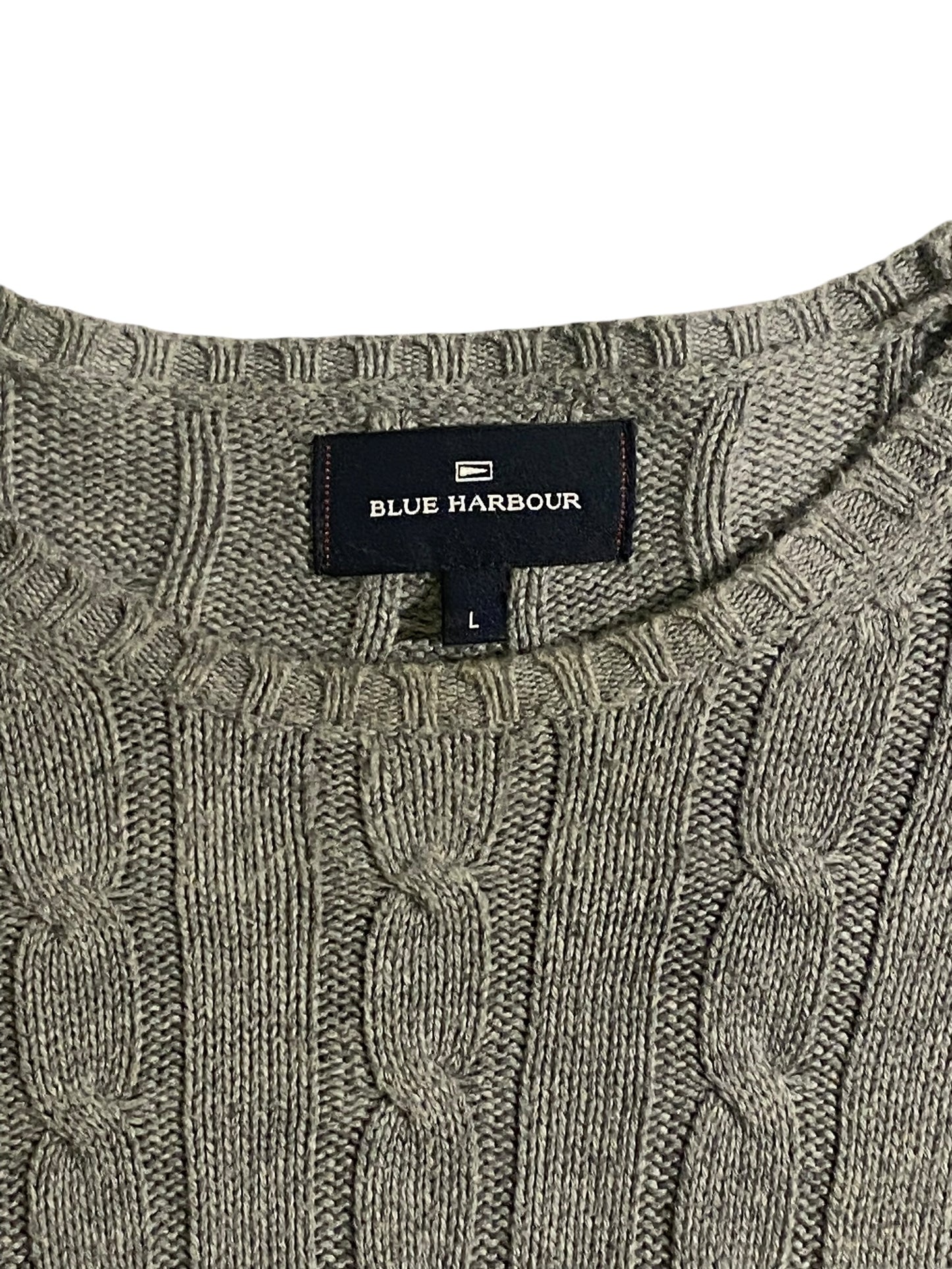 Blue Harbour grey knit sweater