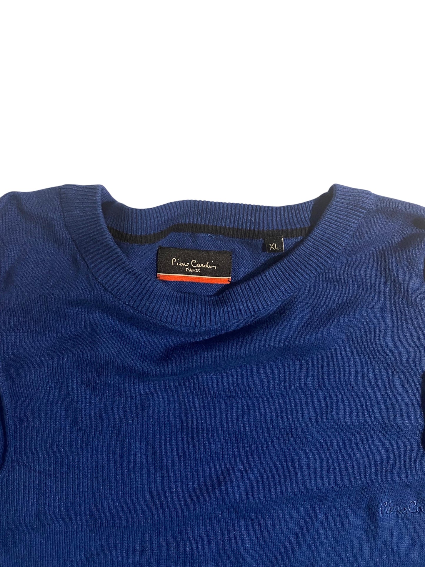 Pierre Cardin blue knit sweater
