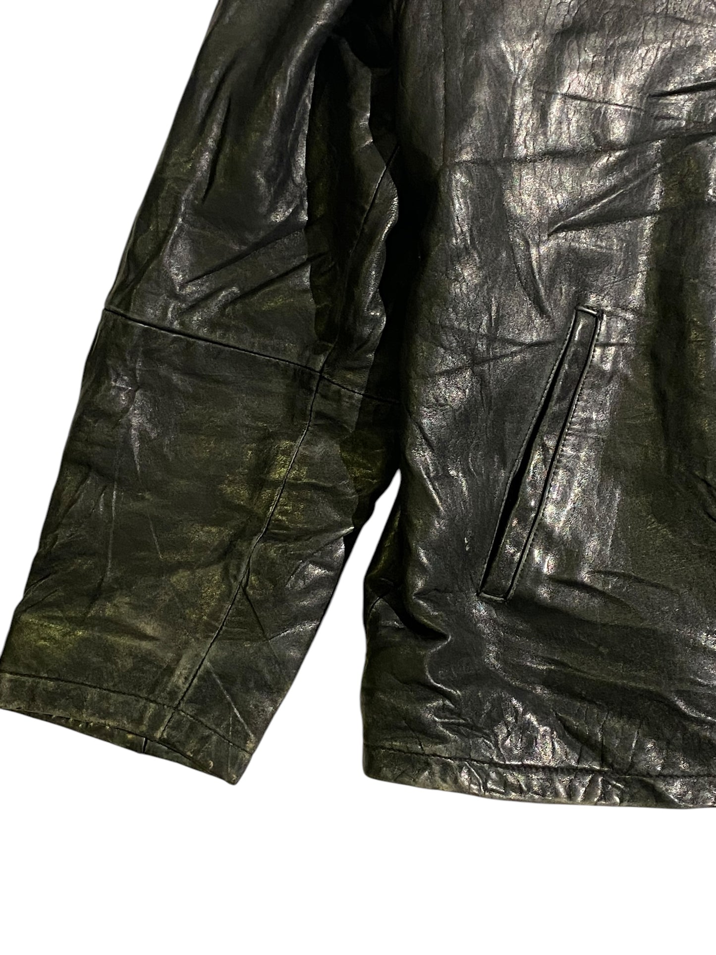 Pelle studio double zipper leather jacket
