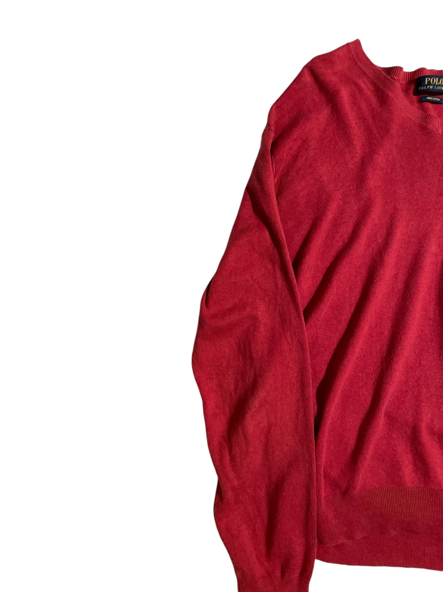 Polo Ralph Lauren red v neck