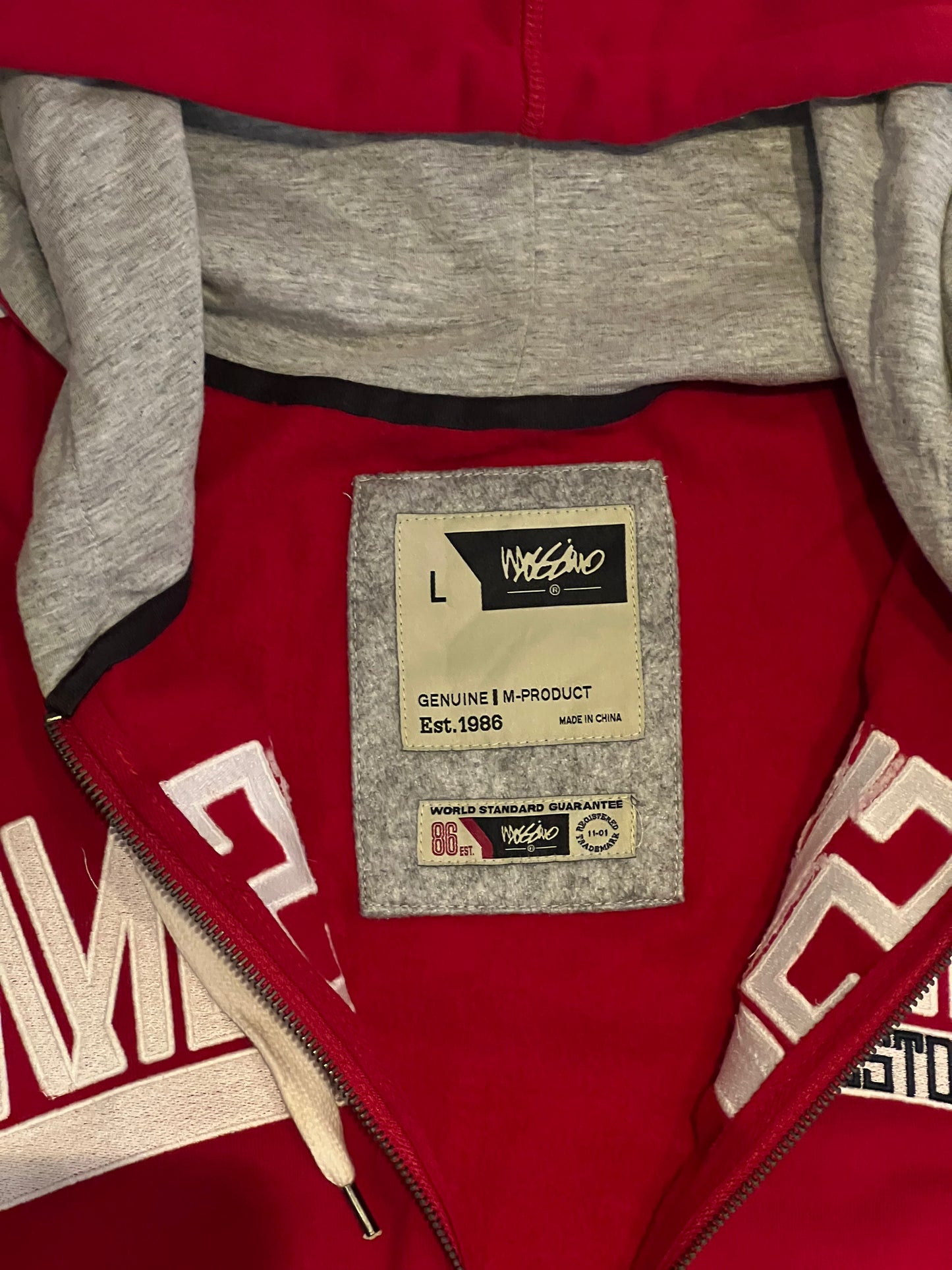 Mossimo 1986 y2k zip up