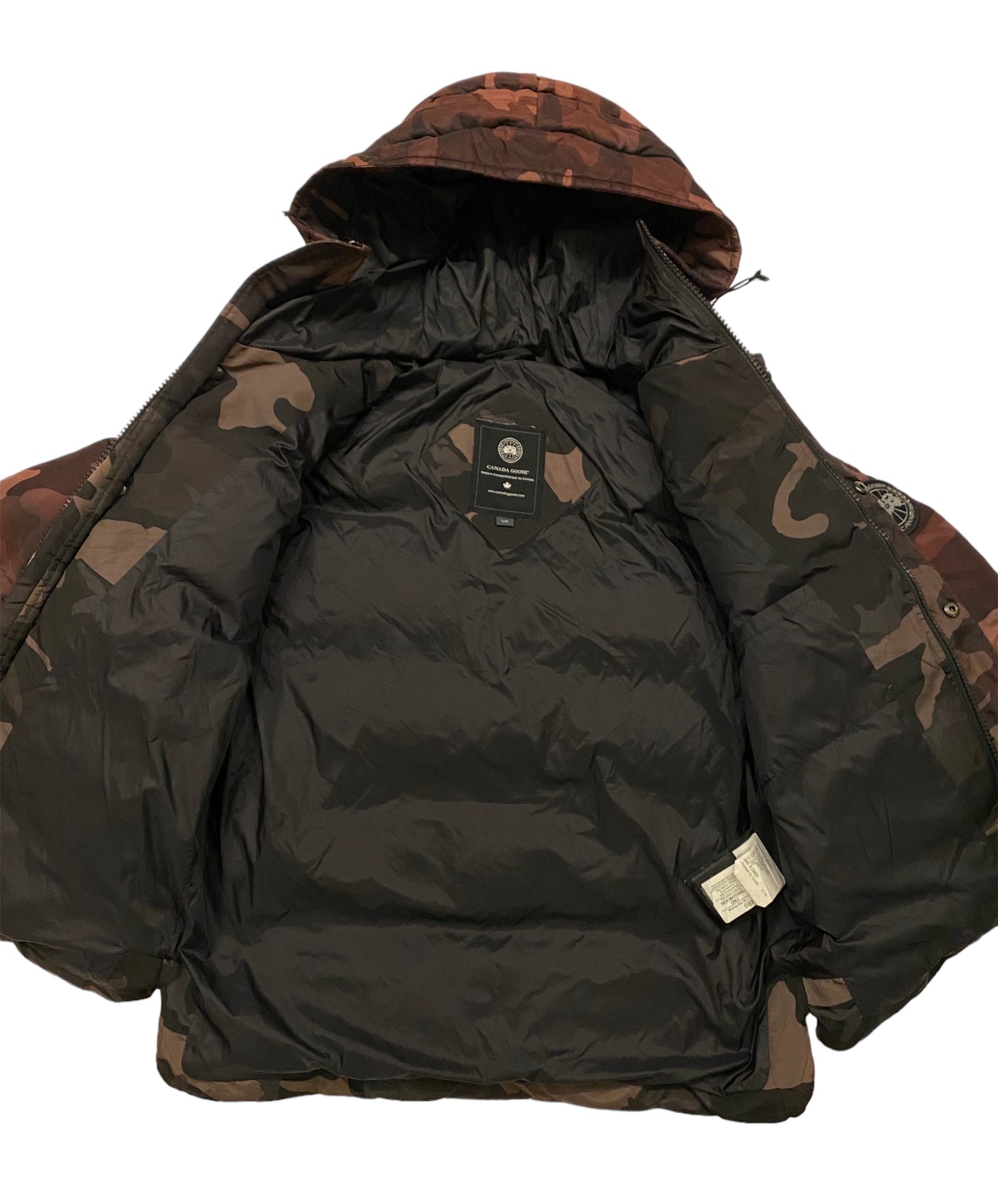 Canada goose cameo puffer jacket