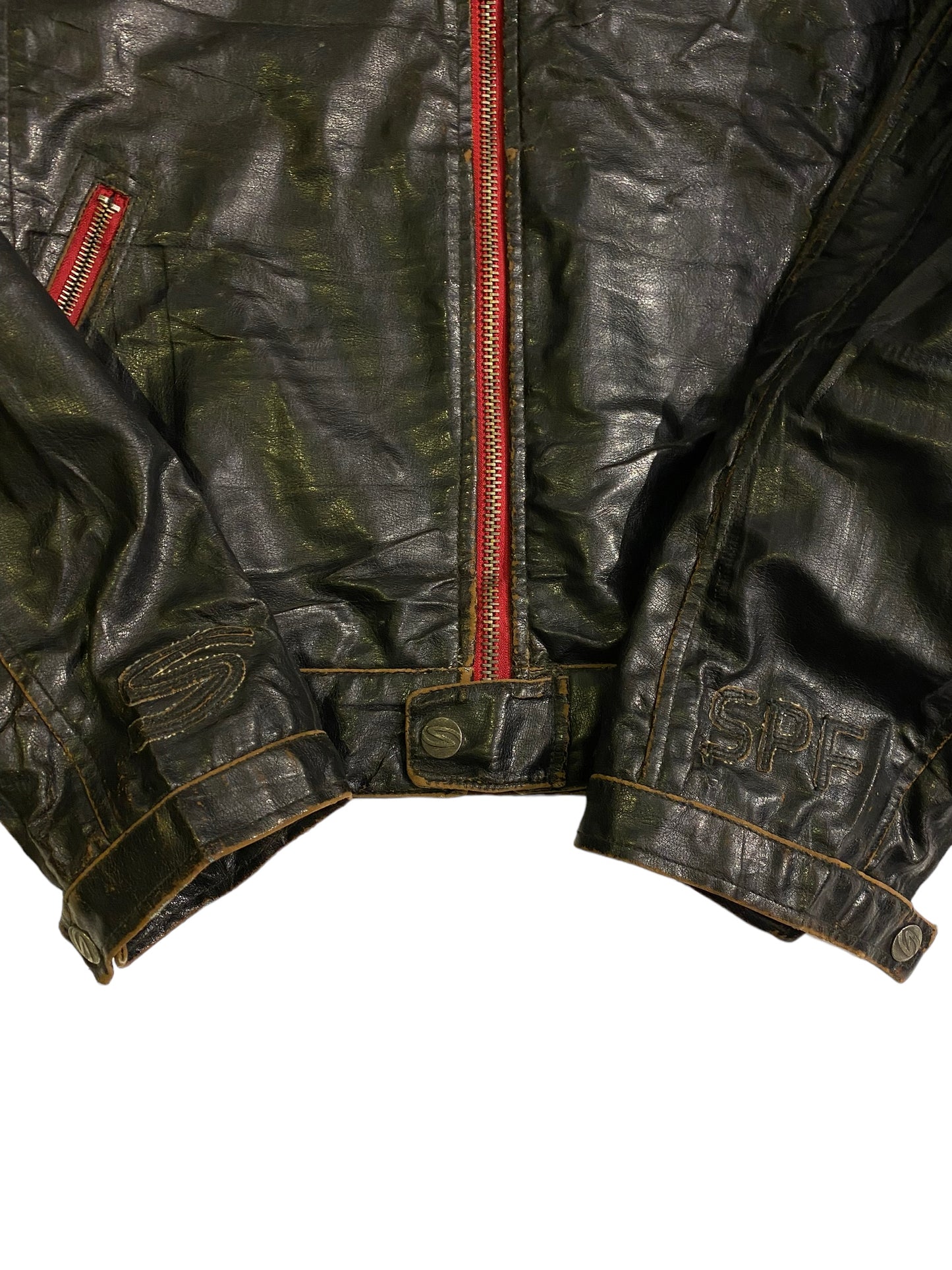 SPF motor-racing leather jacket