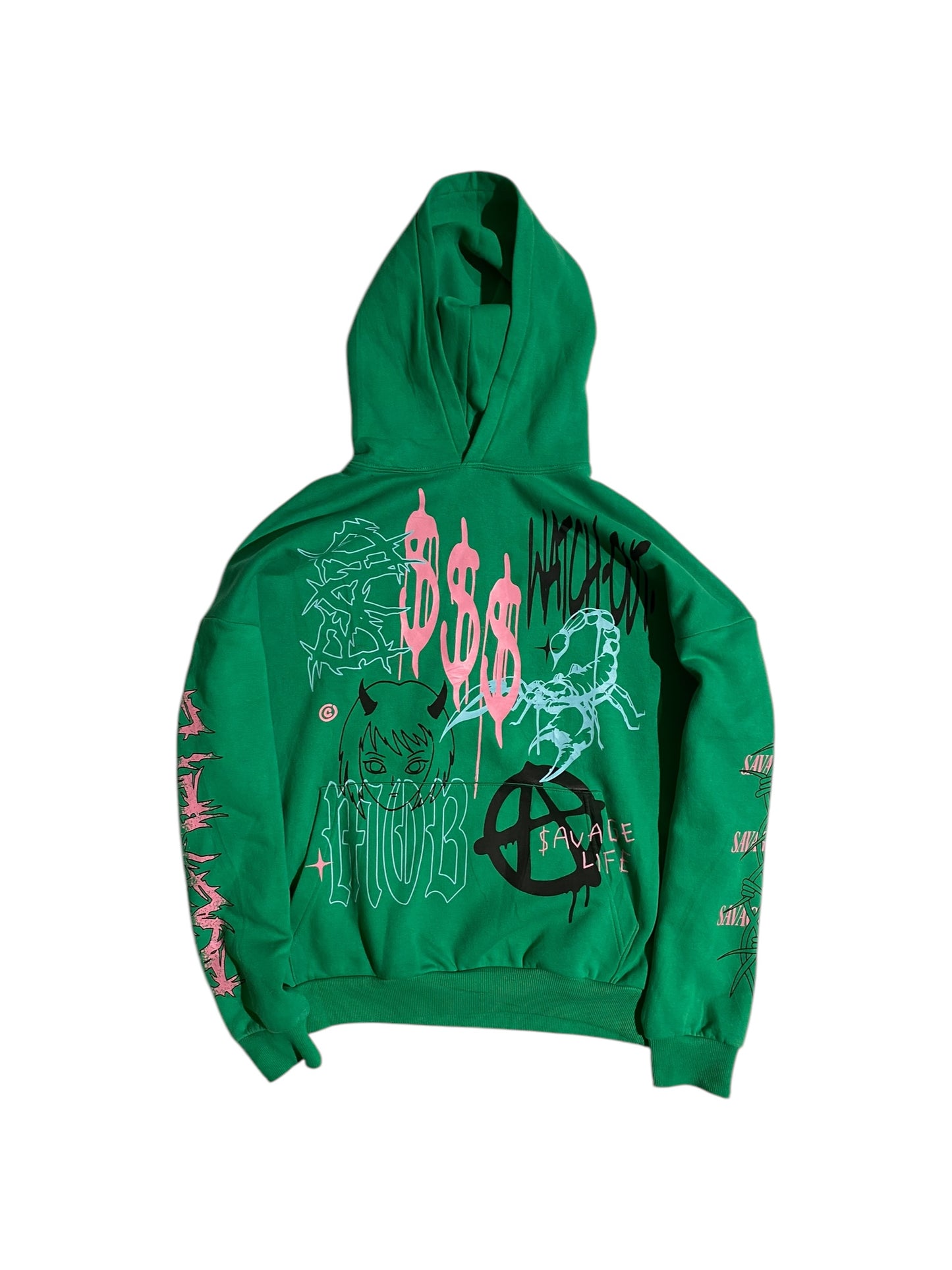 New Yorker graffiti hoodie