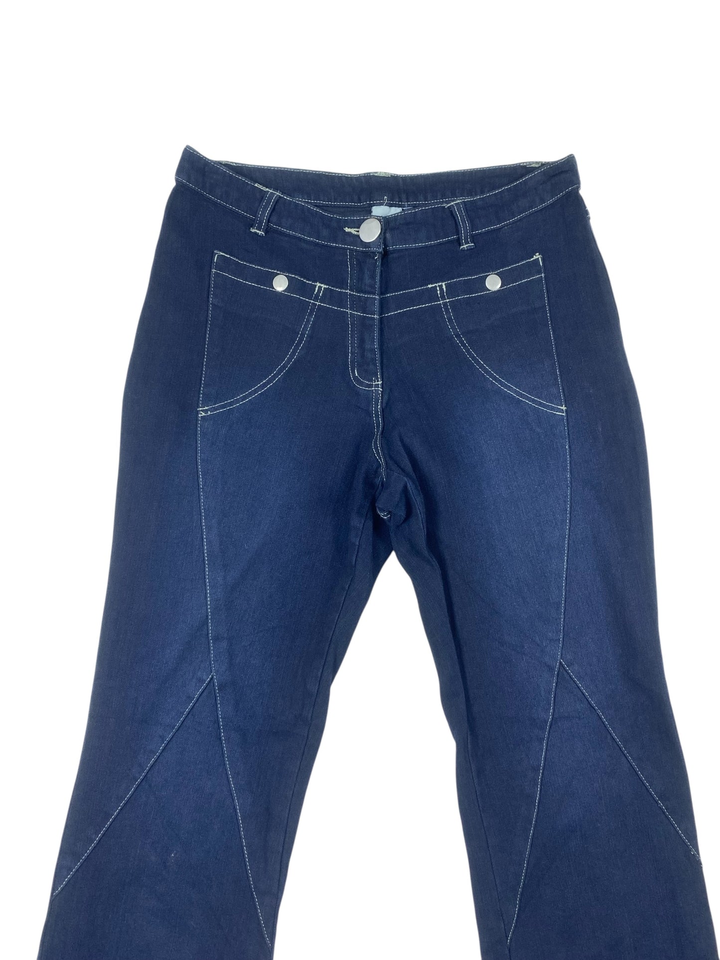Blue motion bootcut vintage denim jeans