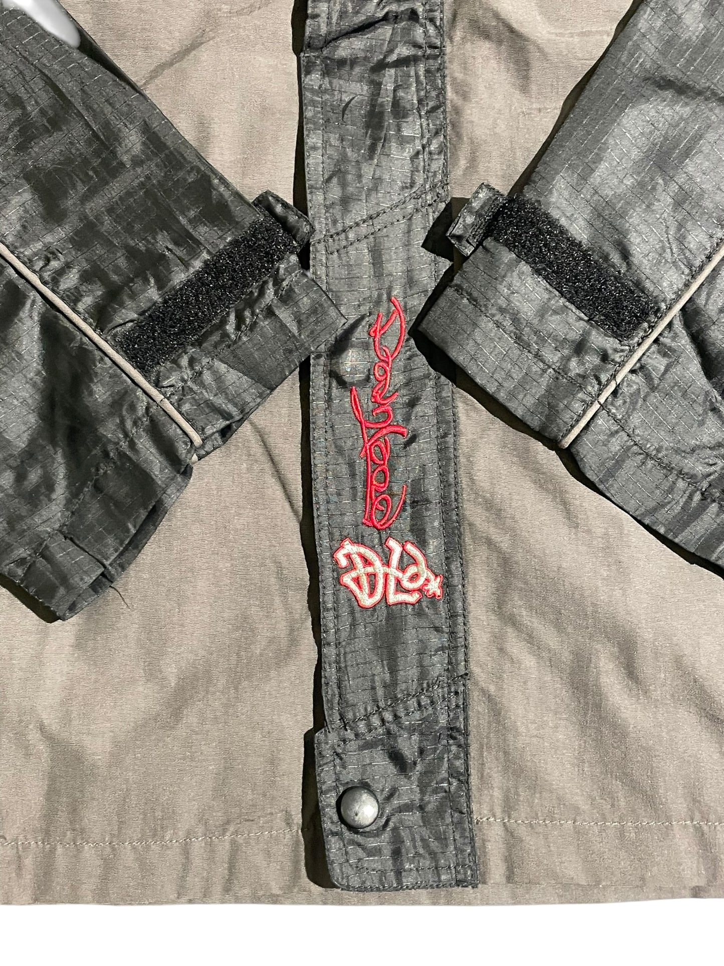 Here & there y2k embroidered windbreaker jacket