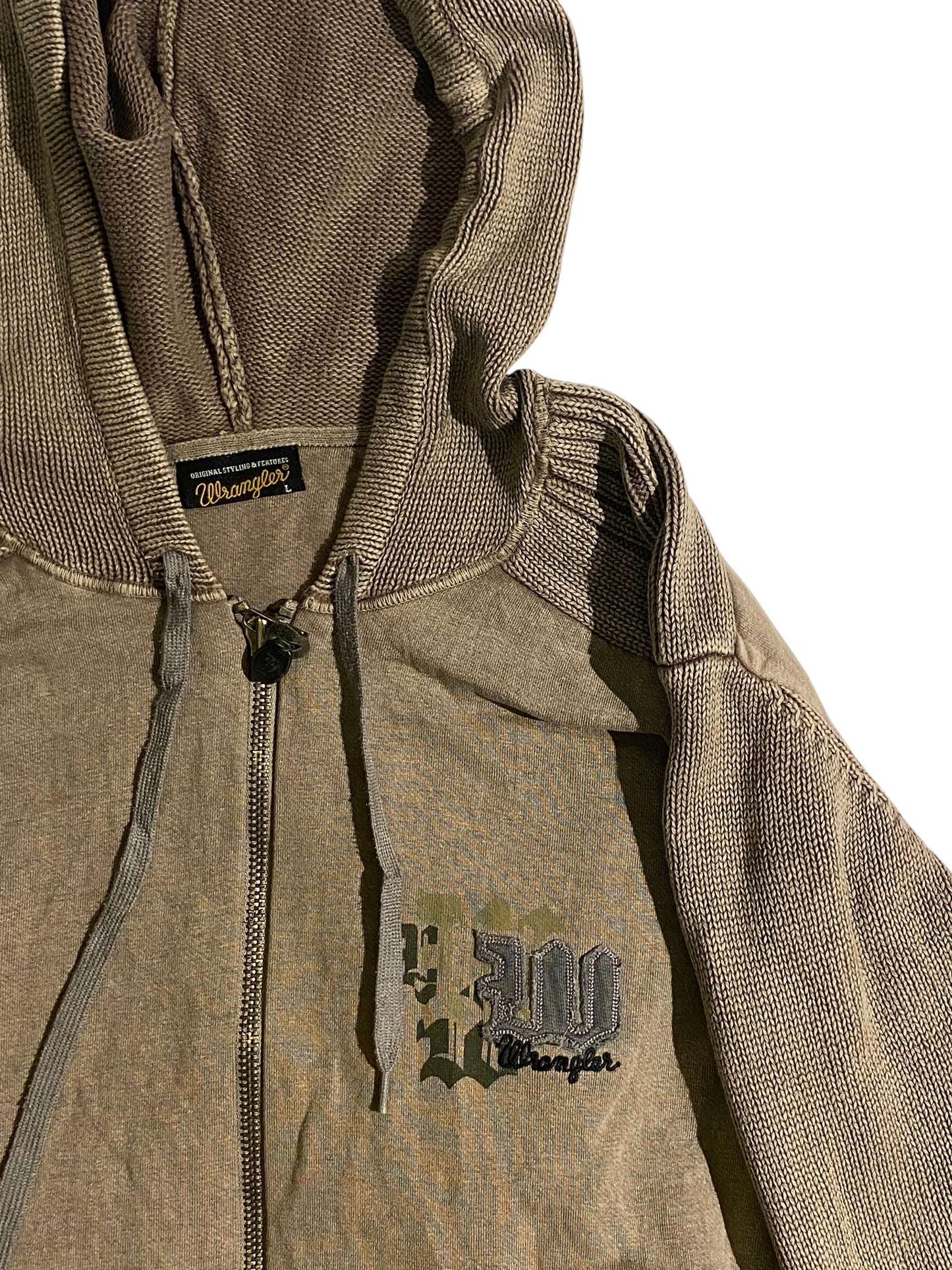Wrangler y2k zip up hoodie