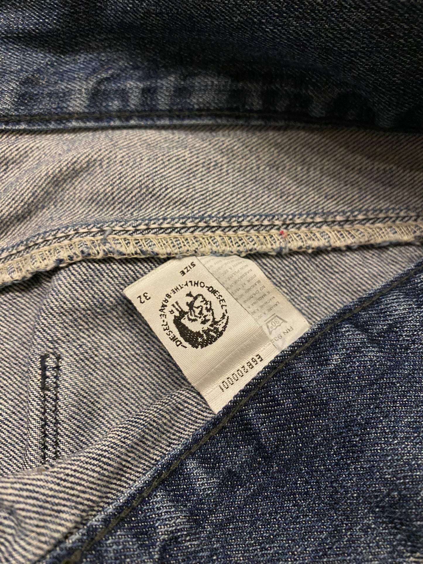 Diesel industry embroidered vintage jeans
