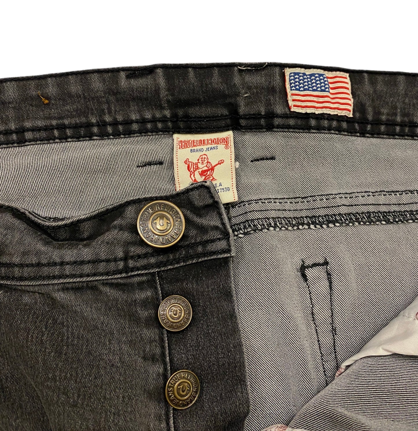 True religion USA embroidered jeans