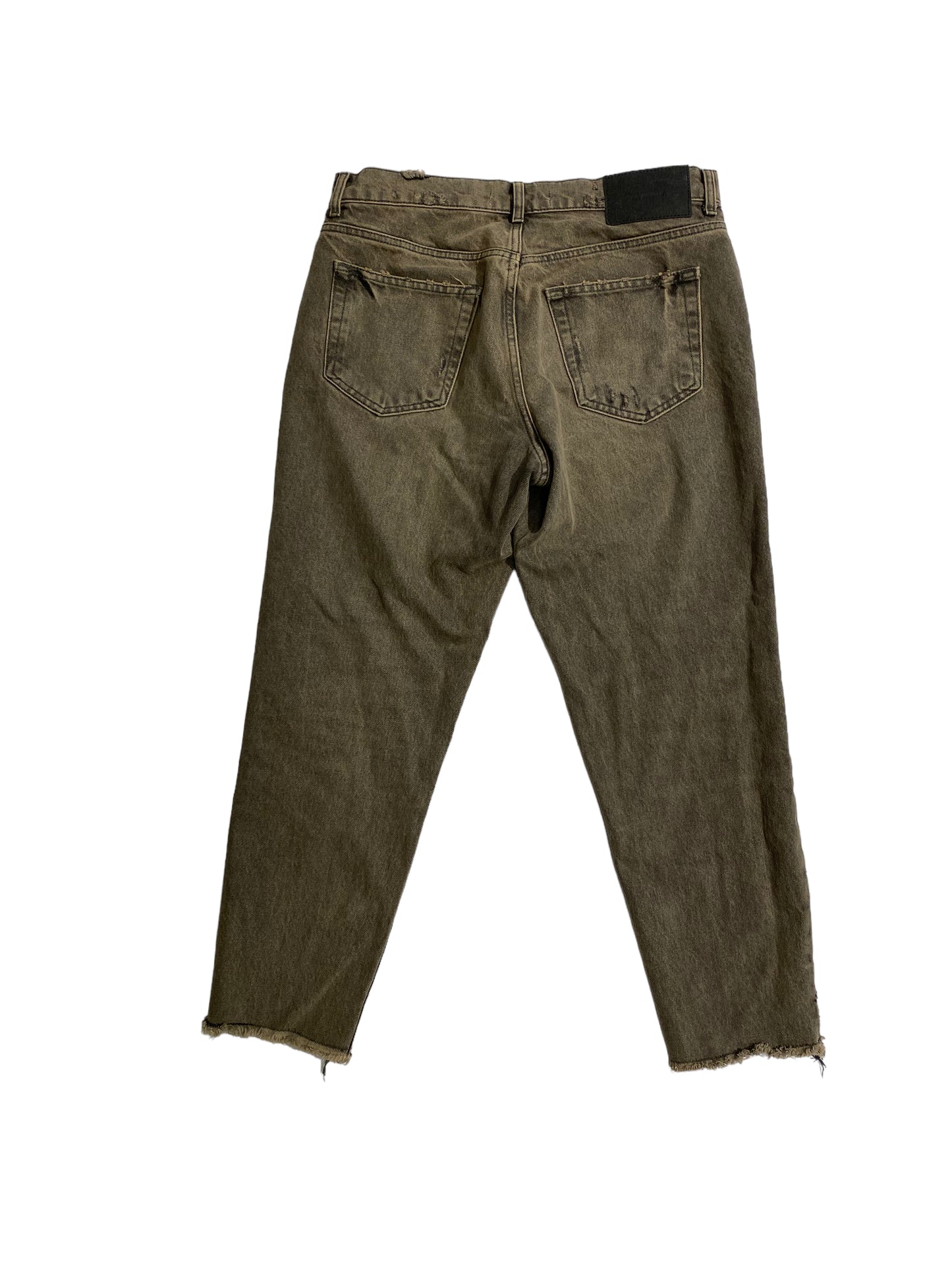 Zara brown washed denim jeans