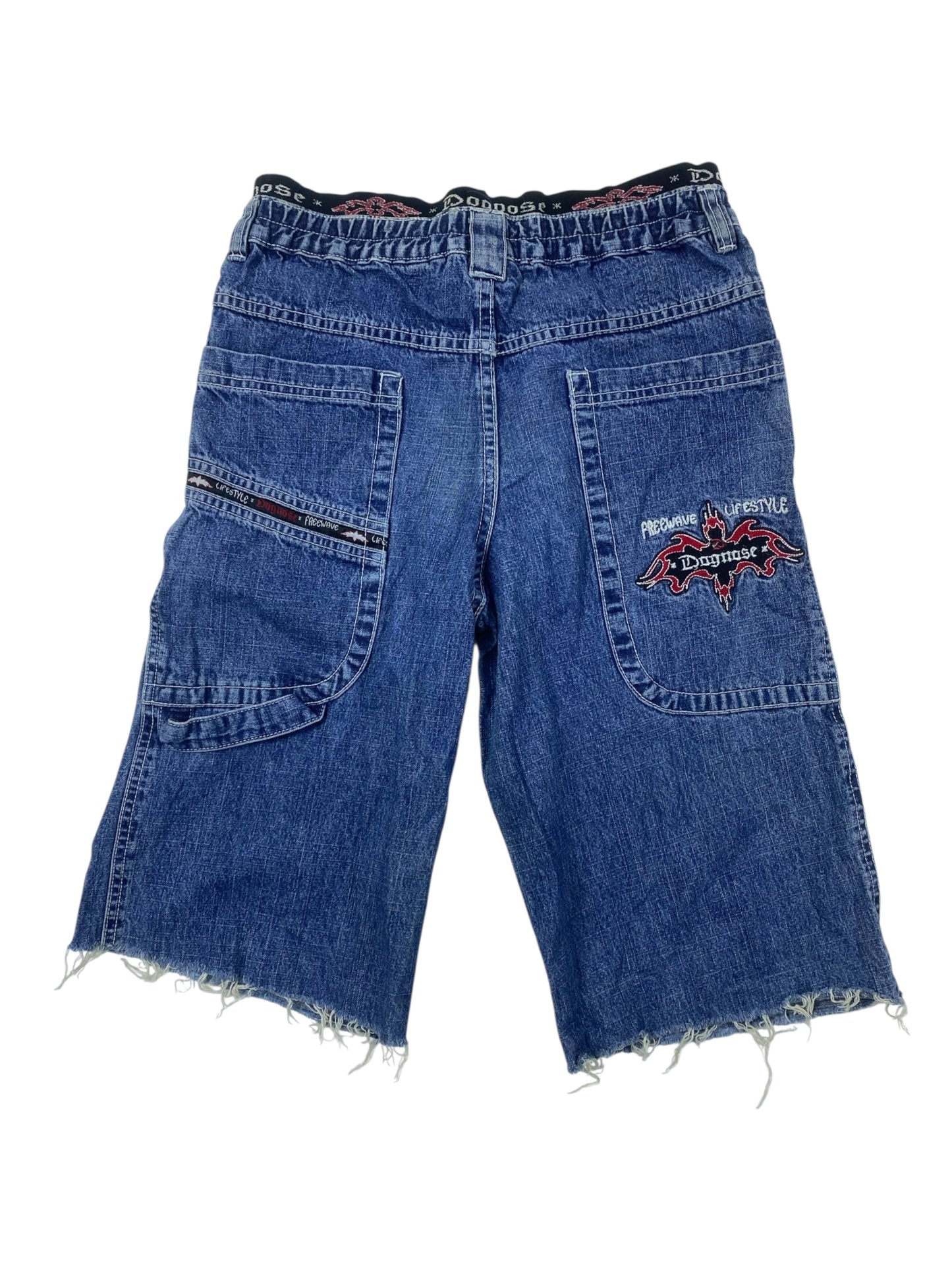 Dognose embroidered y2k jorts