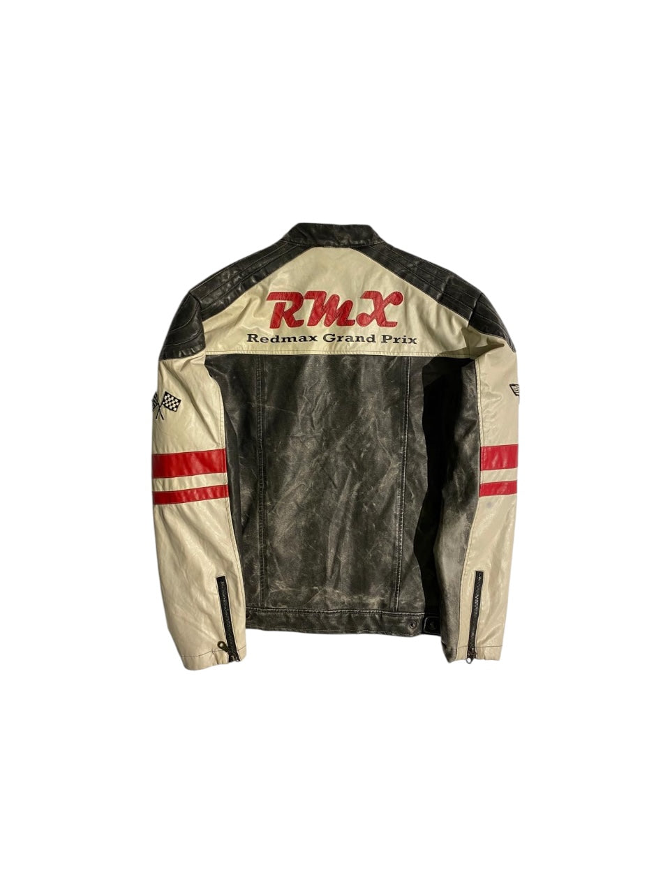 Redmax grand prix motorsport leather jacket