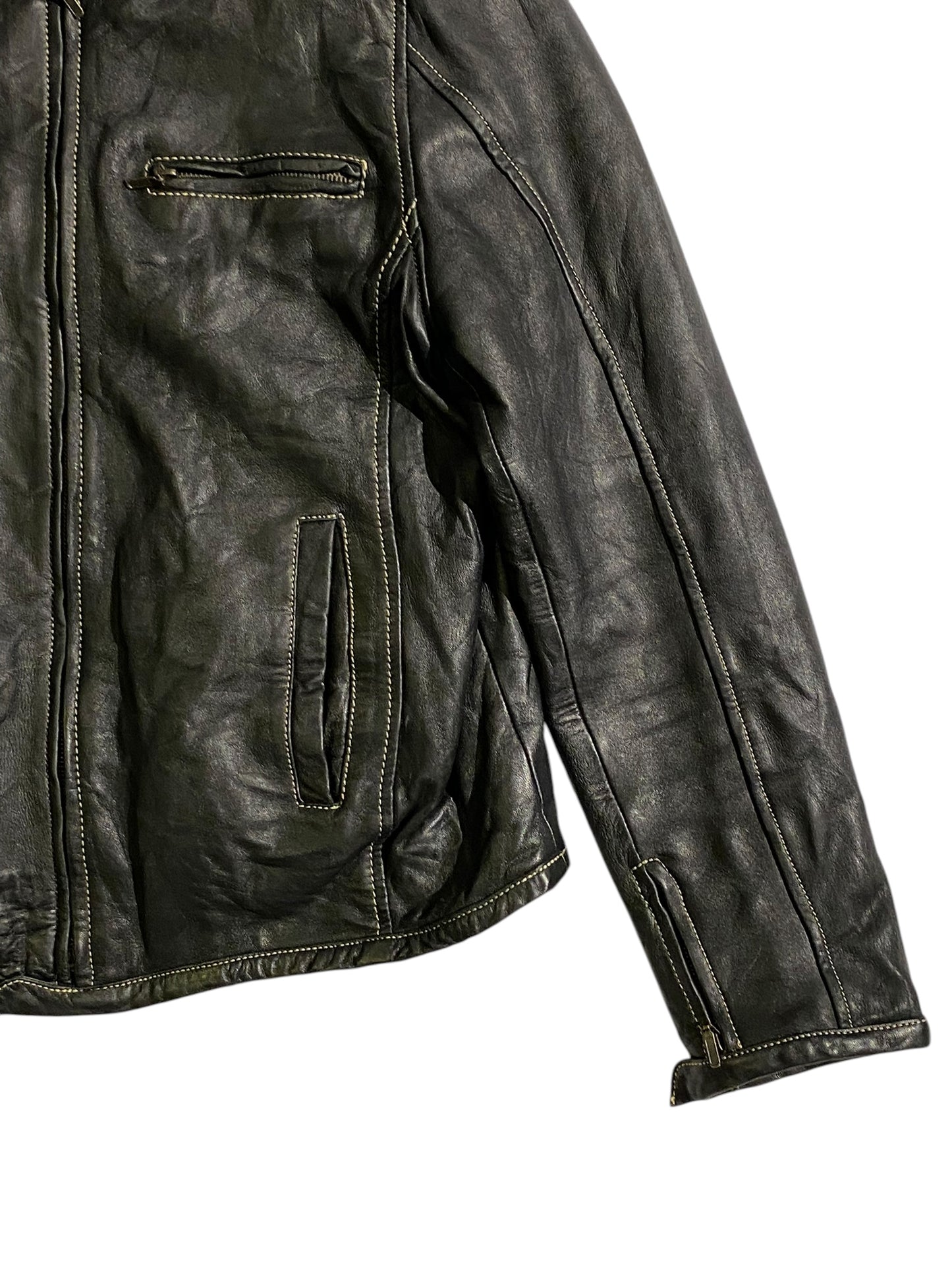 Aviatrix racing leather jacket