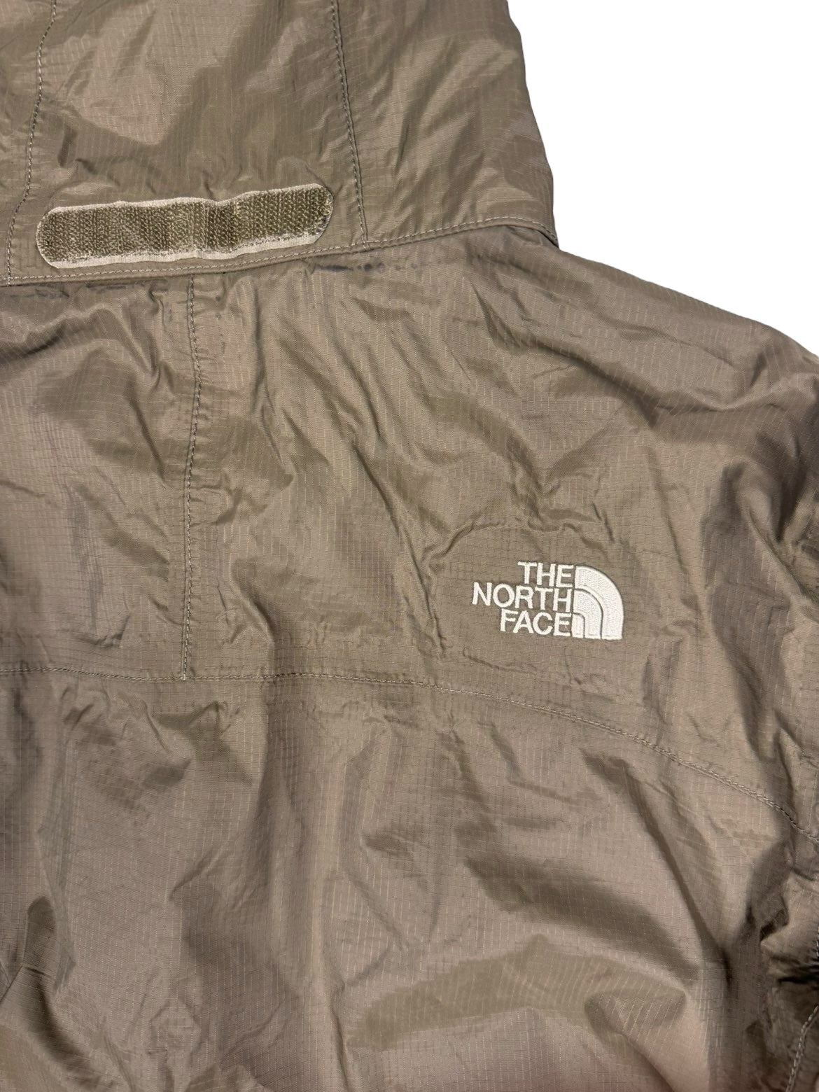 The North Face gore-tex brown windbreaker