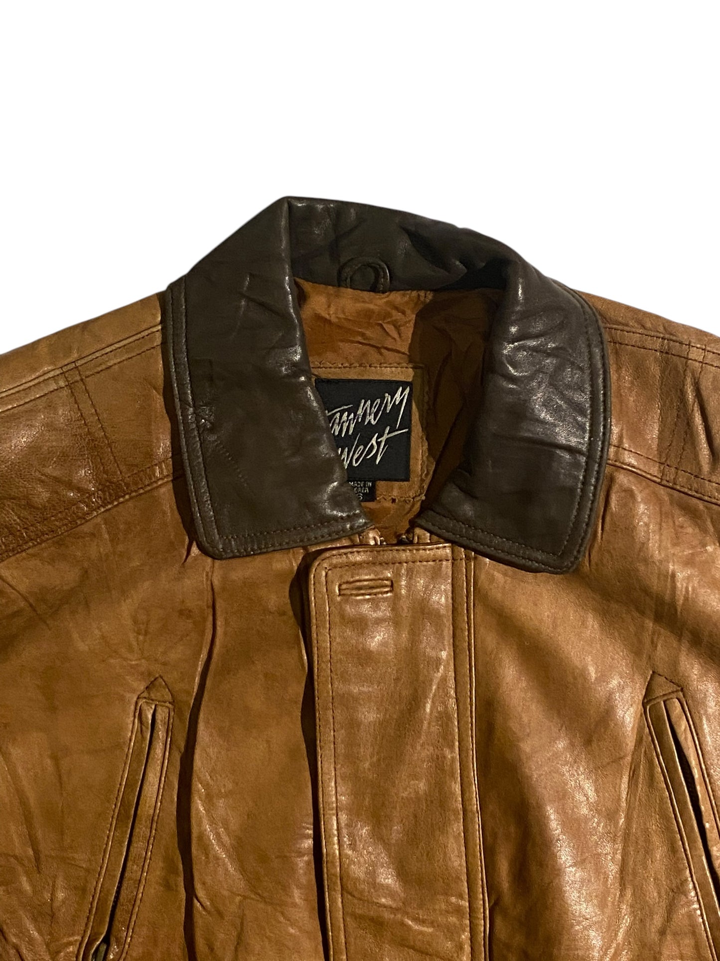 Tannery west heavy leather jacket
