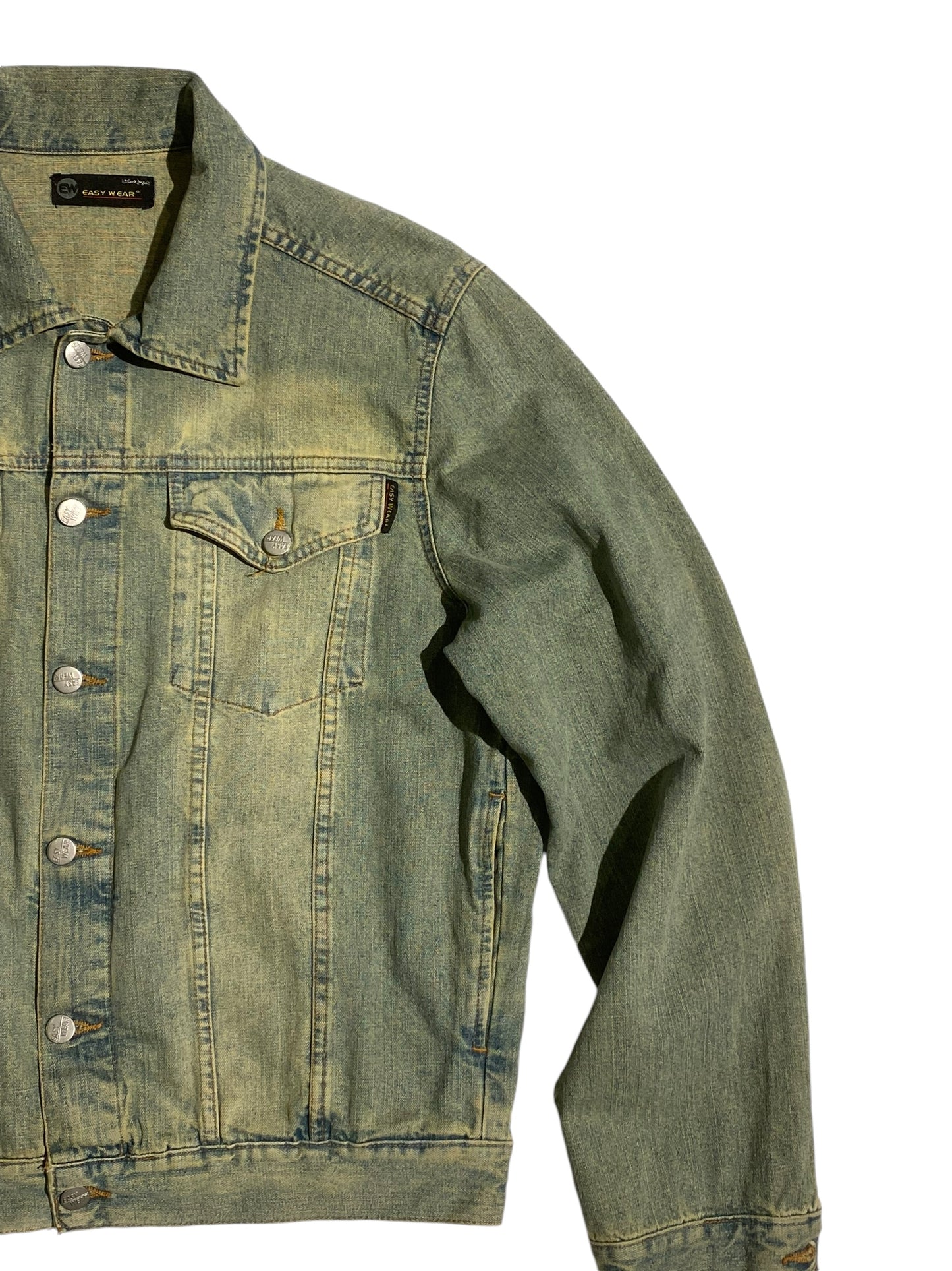 Easy wear washed denim jacket