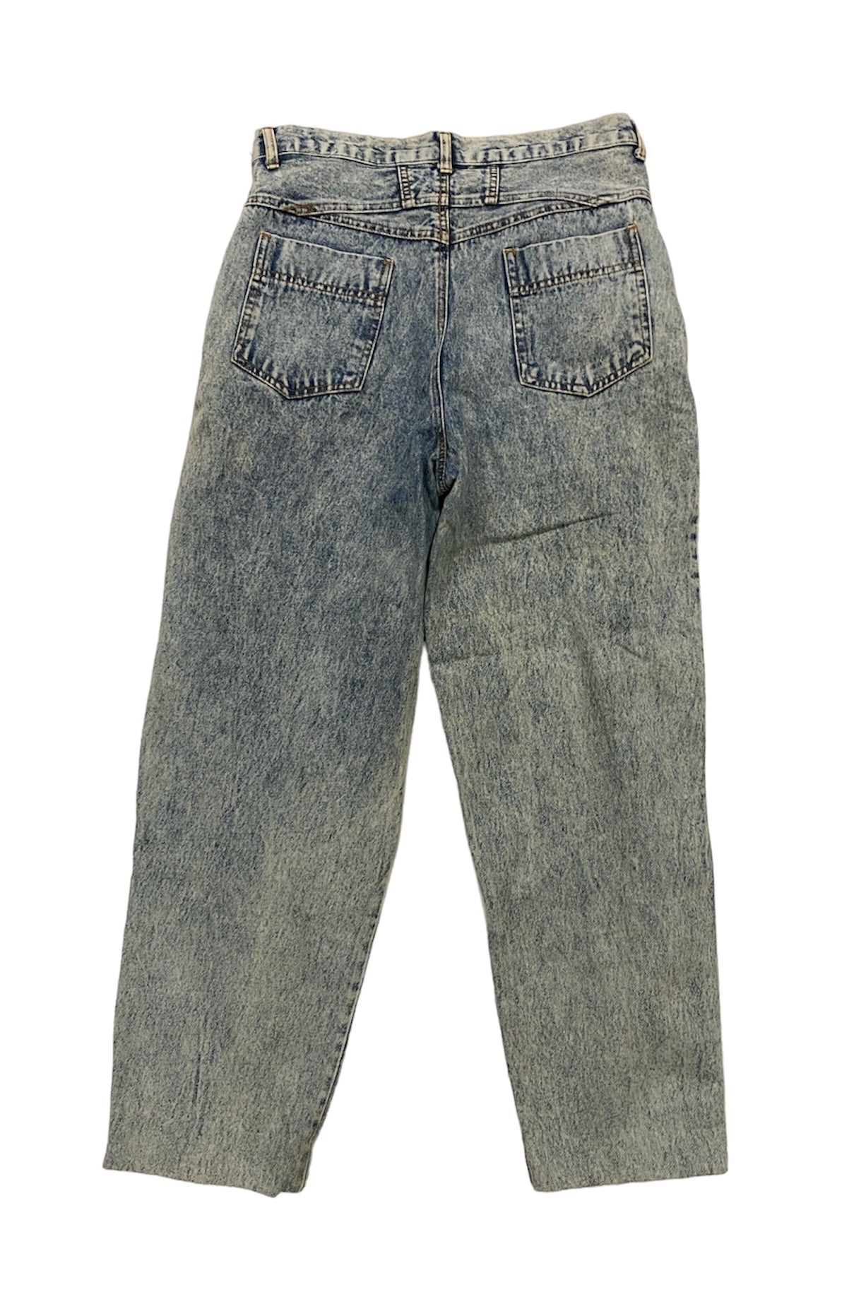 Vintage washed light blue denim jeans